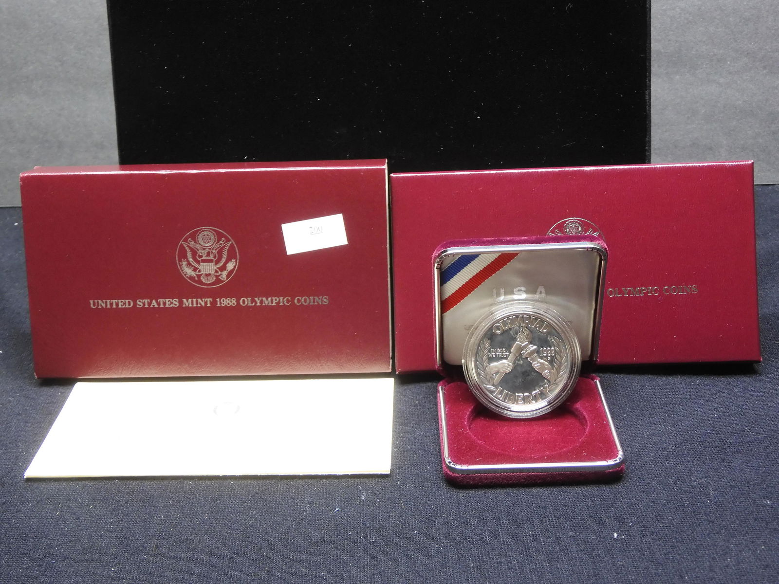 1988-S U.S. Olympic Proof Silver Dollar OGP (1 of 4)