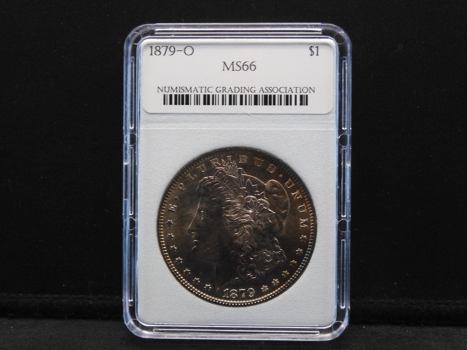 1879-O NGA MS66 Morgan Silver Dollar - Beautiful Toning! (1 of 4)
