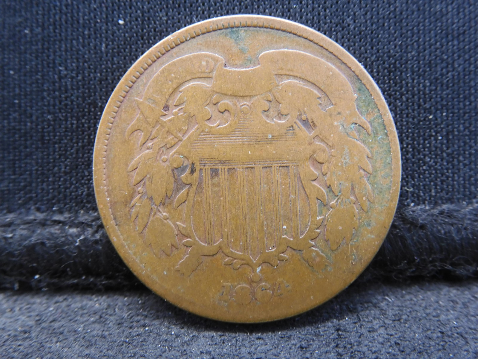 1864 Two Cent Piece - First Year of Issue (1 of 2)