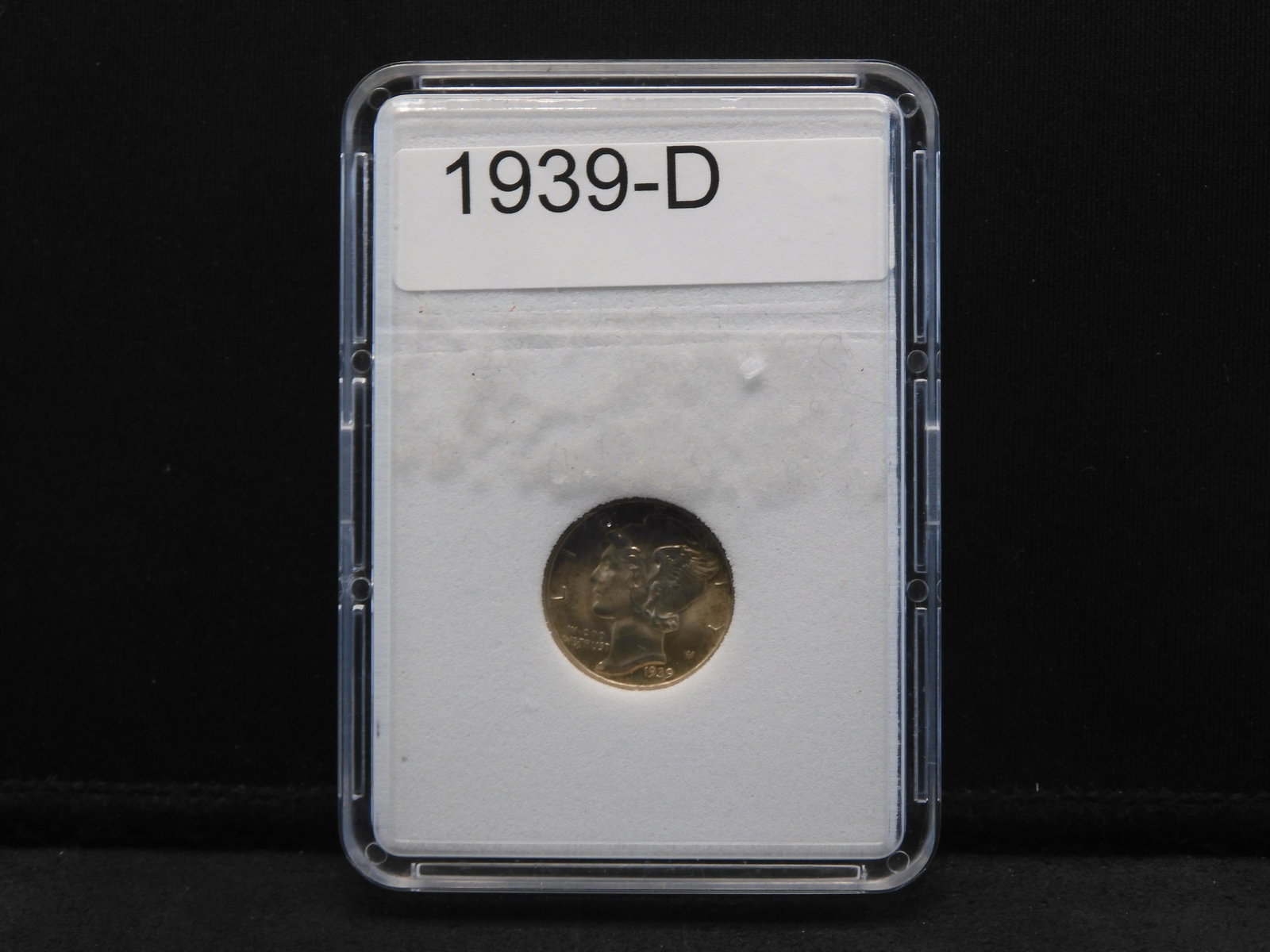 1939-D Mercury Dime - Full Bands: 1939-D Mercury Dime - Full Bands