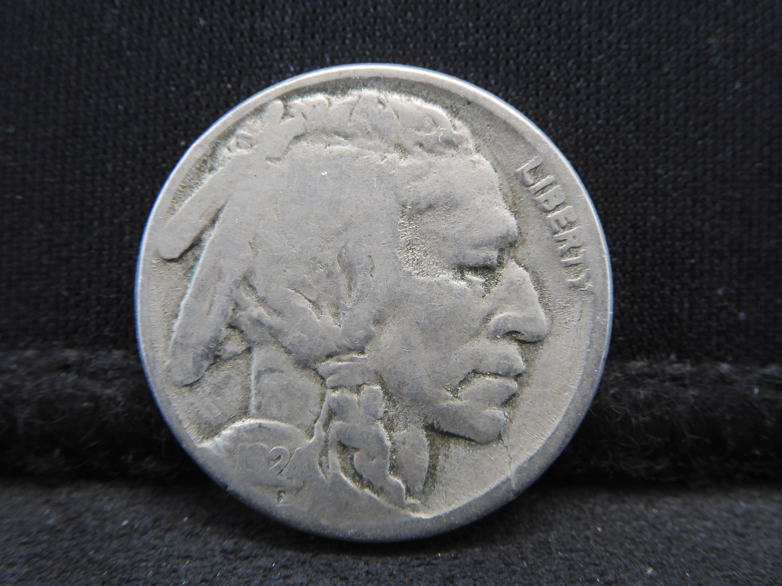1924-S Buffalo Head Indian Nickel - Semi-Key Date - Fine (1 of 2)