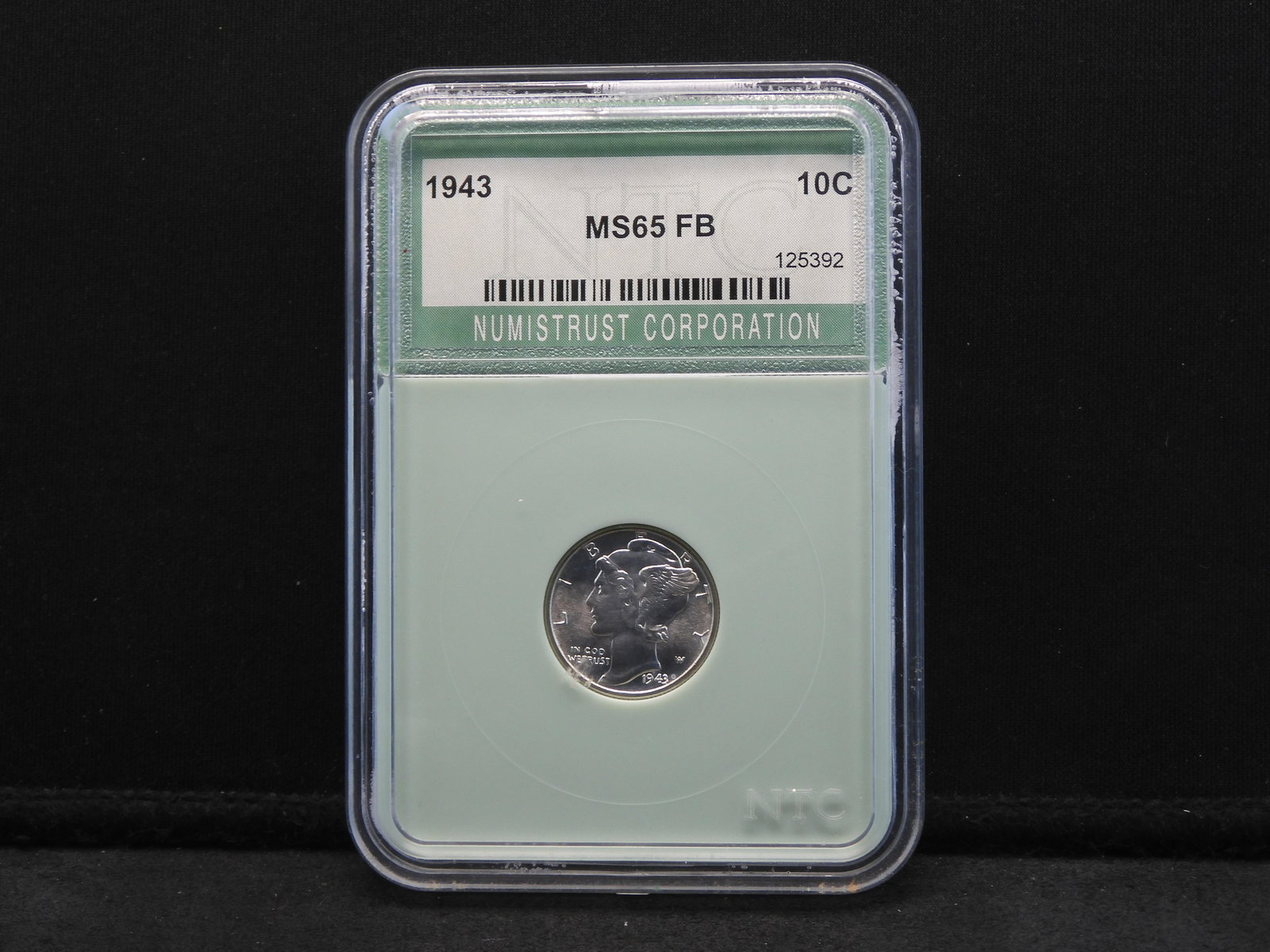 1943 MS65 FB Mercury Dime - Slabbed (1 of 4)