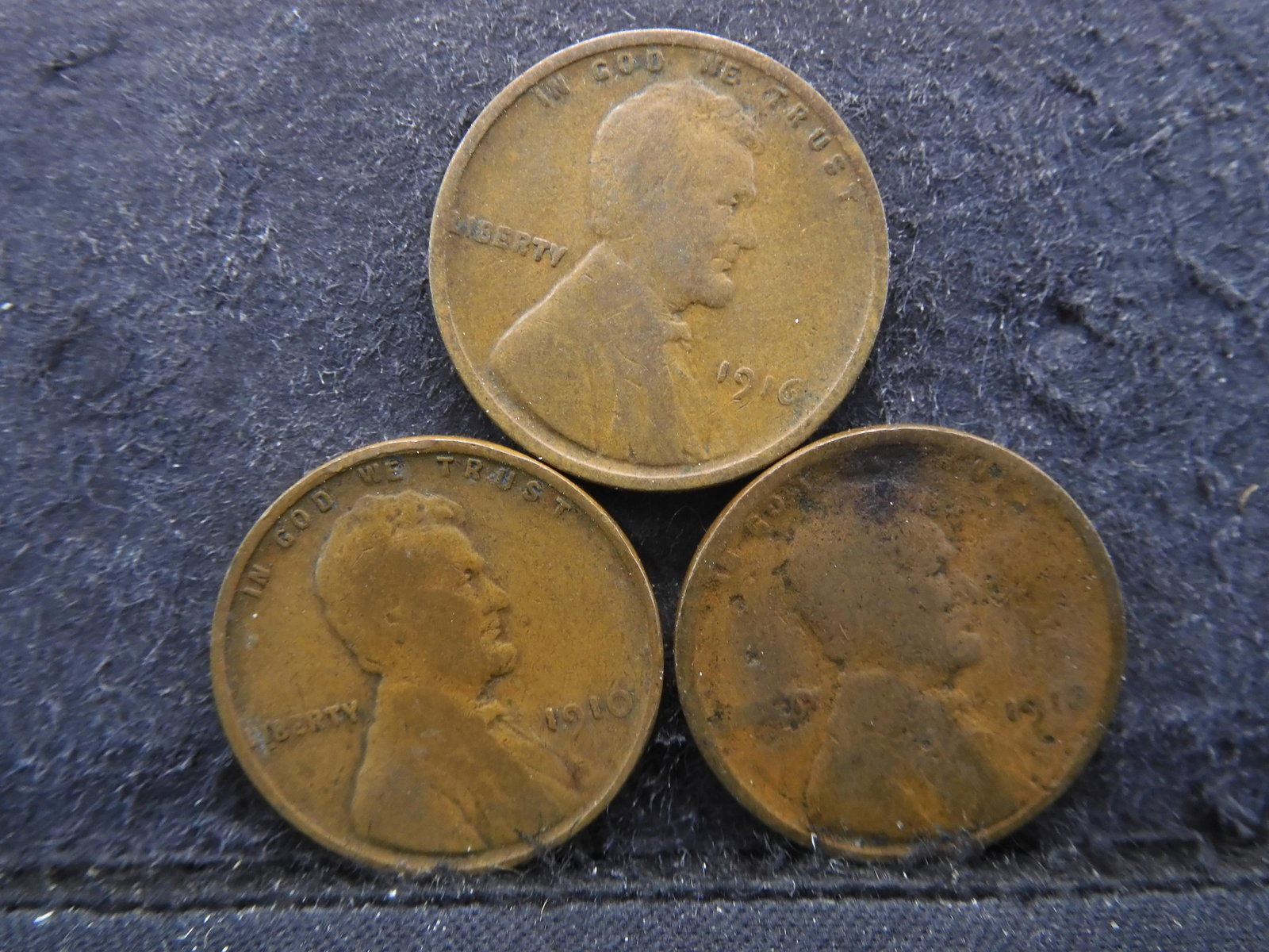 1910, 1912, 1916 LINCOLN WHEAT CENTS (1 of 2)