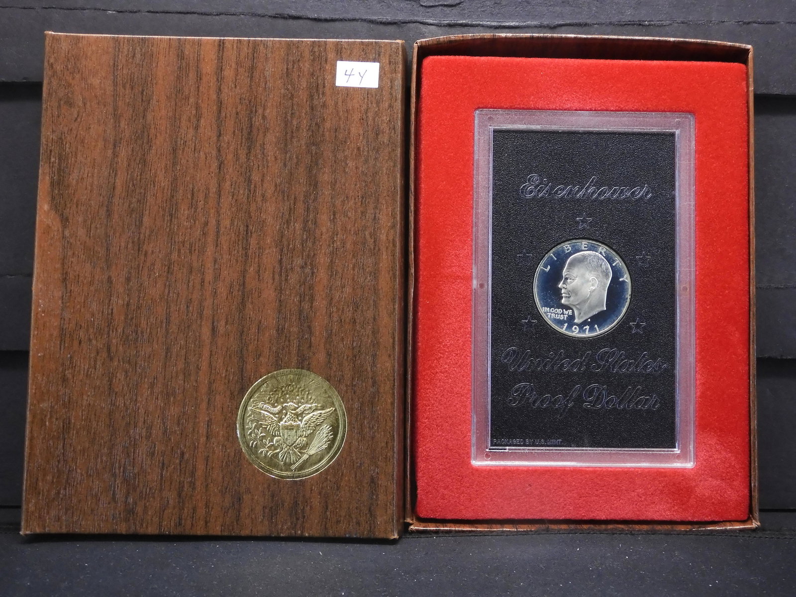 1971-S Eisenhower Proof Silver Dollar - 40% Silver (1 of 5)