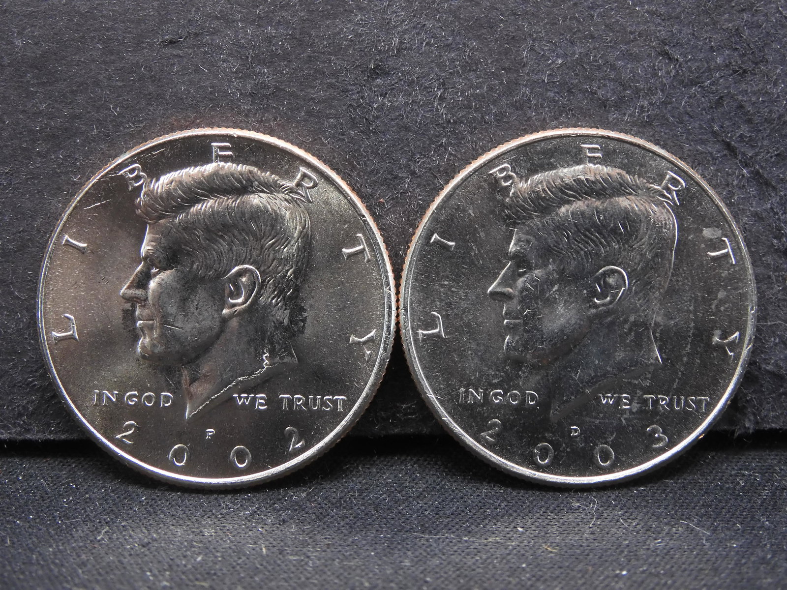 2002-P & 2003-D Kennedy Half Dollars (1 of 2)