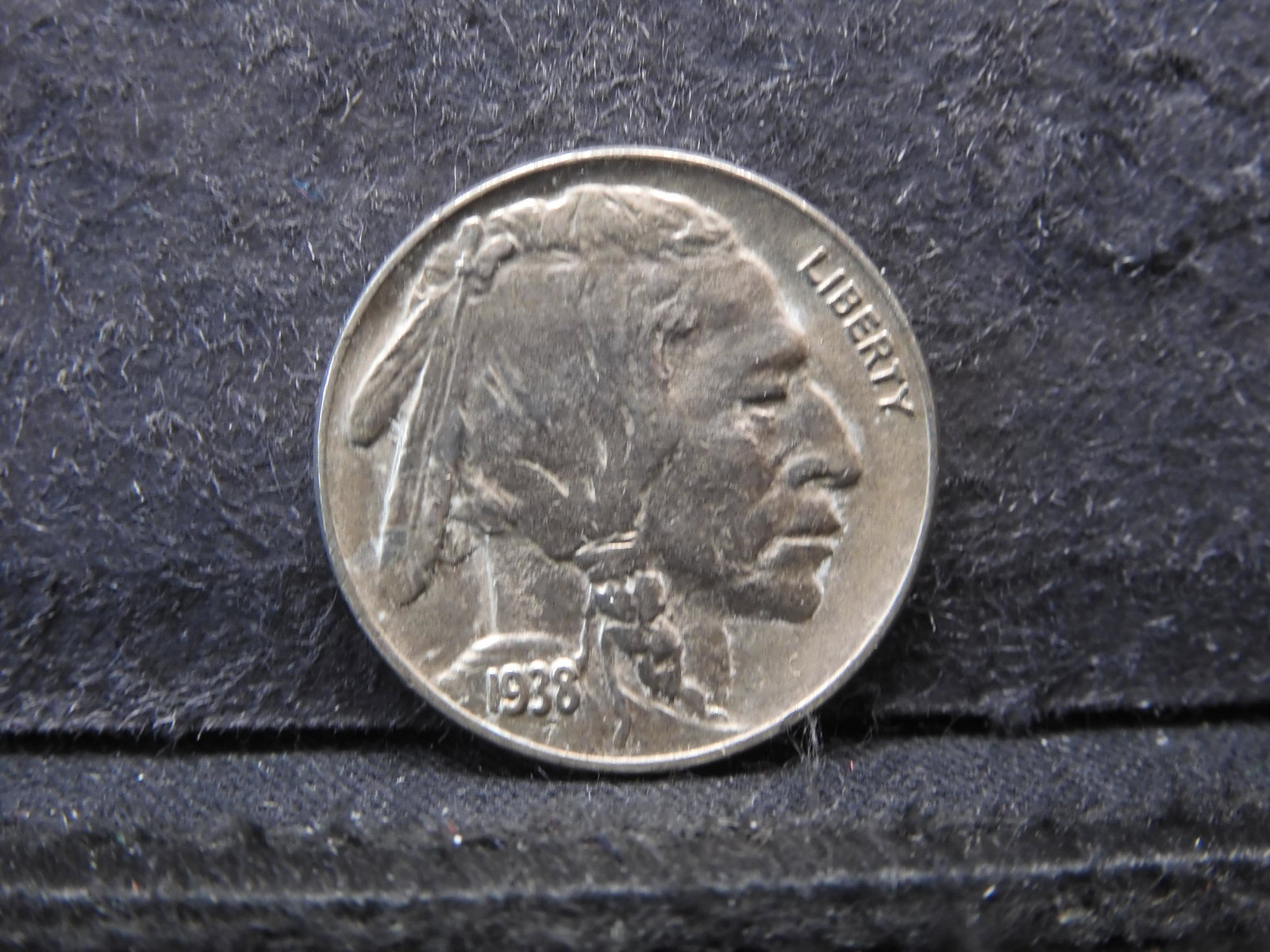 1938-D Buffalo Nickel AU/BU (1 of 2)