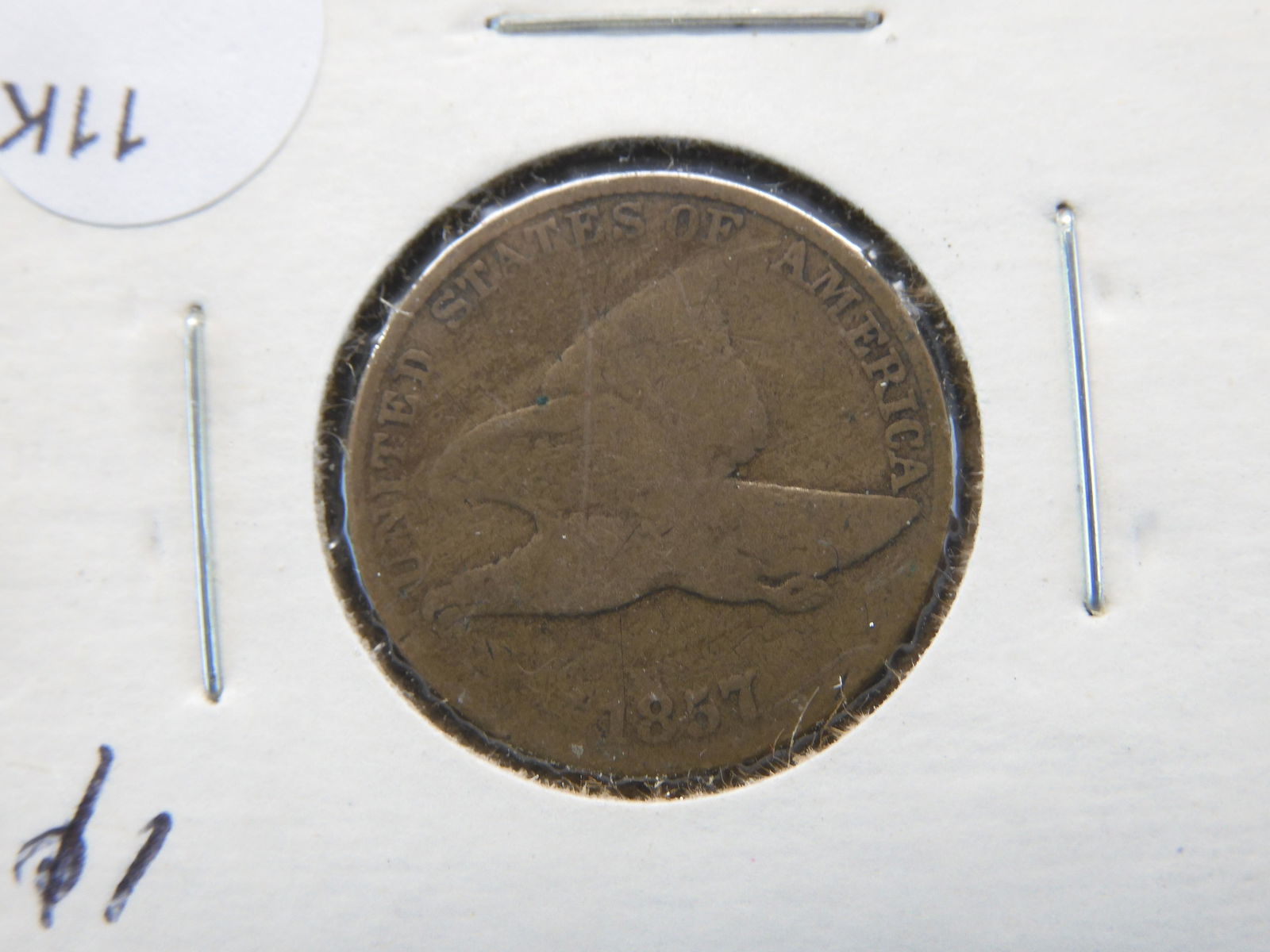 1857 Flying Eagle Penny (1 of 3)