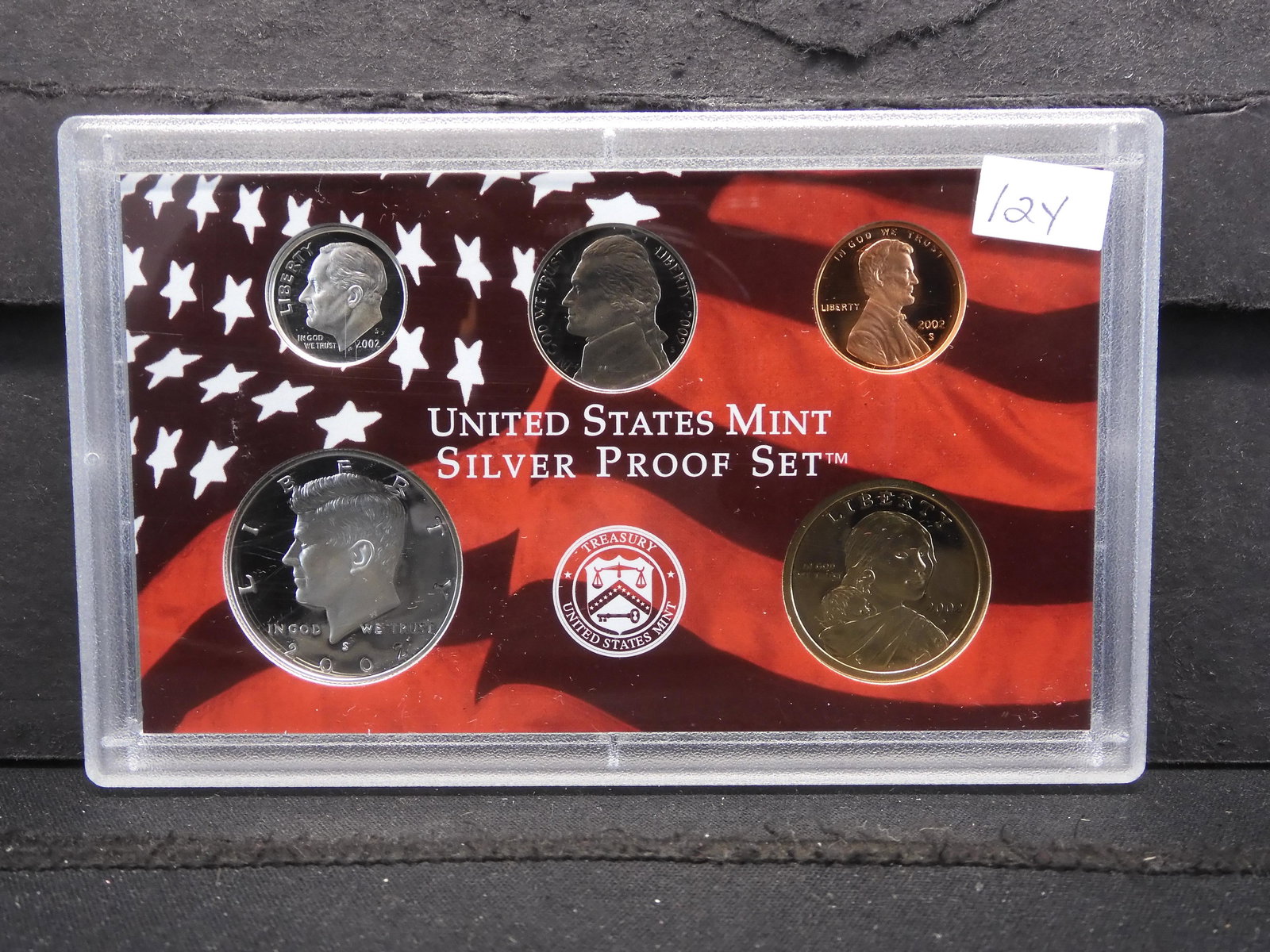 2002-S US Mint Silver Proof Set - 90% -No Quarter - No Box (1 of 2)