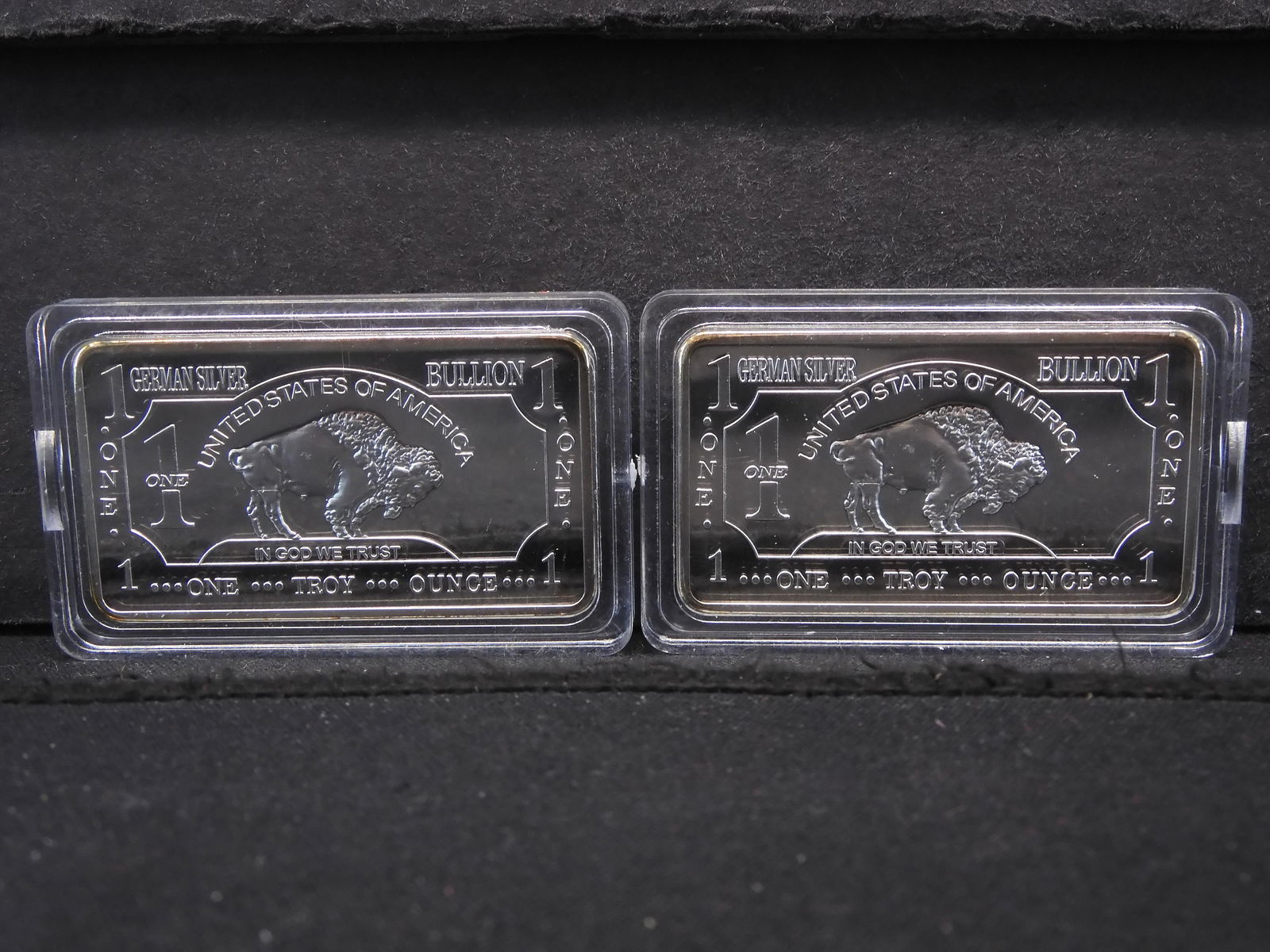 Two German Silver Bars No Silver Content (1 of 2)