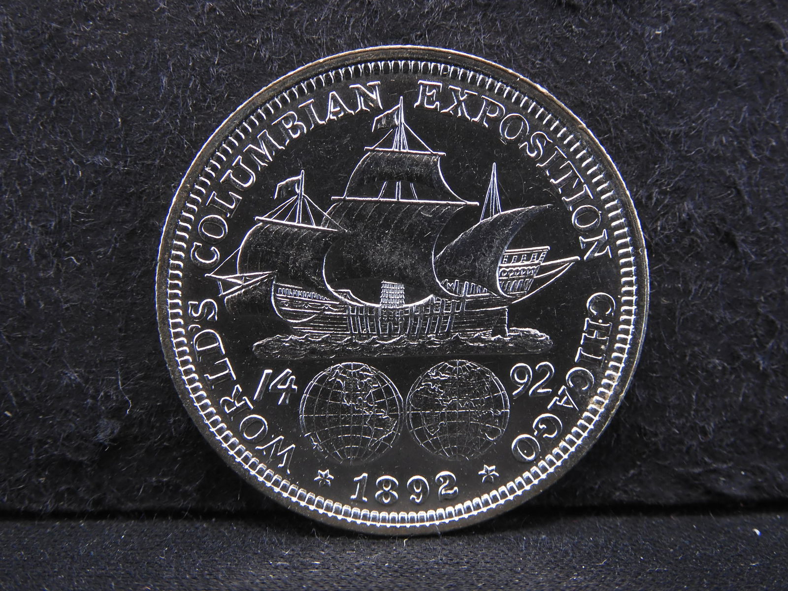 1892 Columbian Exposition Silver Half Dollar - AU (1 of 2)