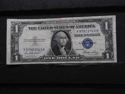 1935-E (ERROR/SLIGHT DIE SHIFT) SILVER CERTIFICATE, $1 DOLLAR BILL!: 1935-E (ERROR/SLIGHT DIE SHIFT) SILVER CERTIFICATE, $1 DOLLAR BILL!