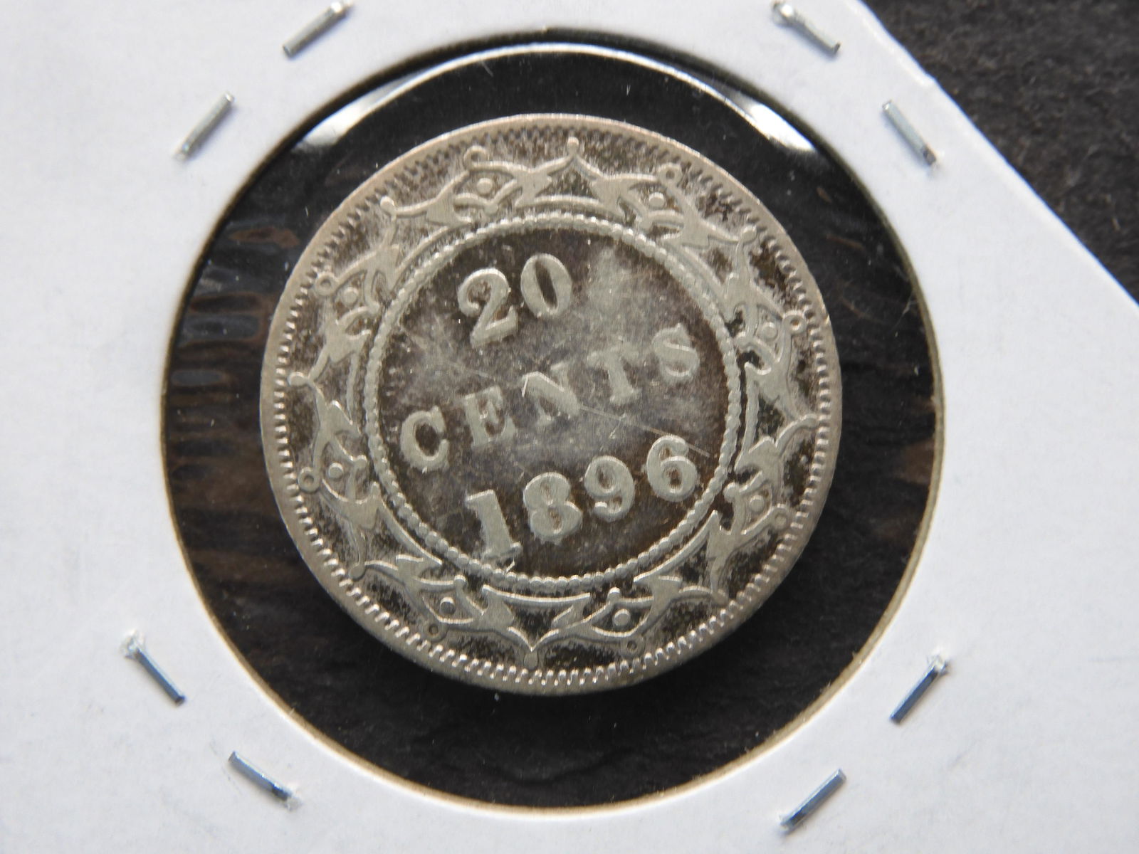 1896 (Small 96) Newfoundland Silver 20 Cent. (1 of 3)
