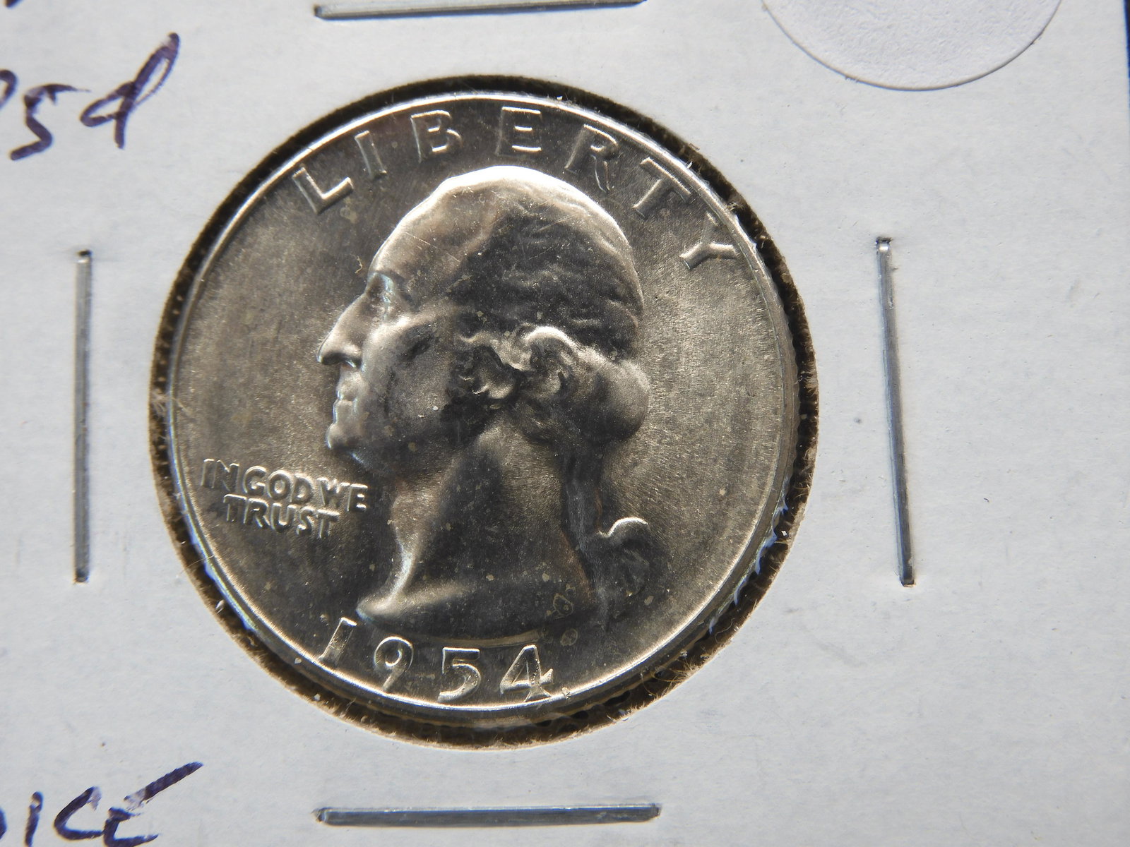 1954-S Washington 25c.  Nice UNC. (1 of 3)