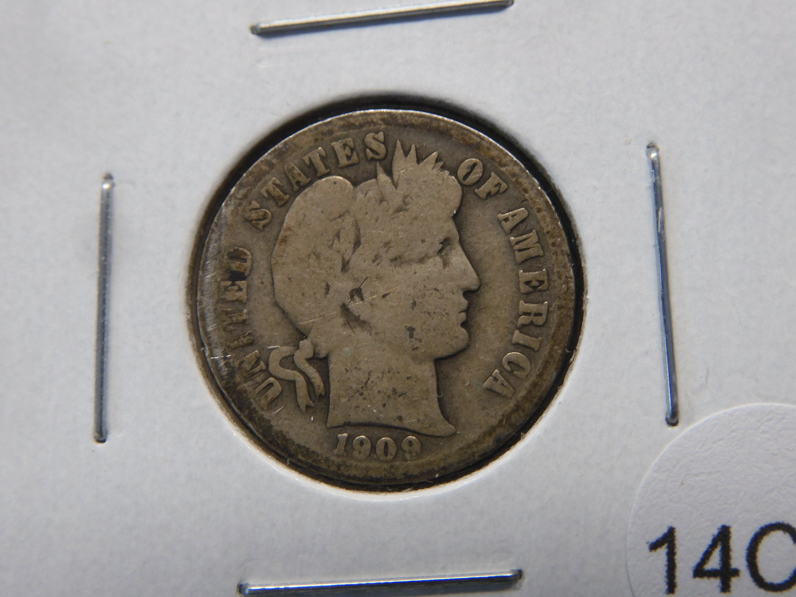 1909-O Barber 10c. (1 of 3)