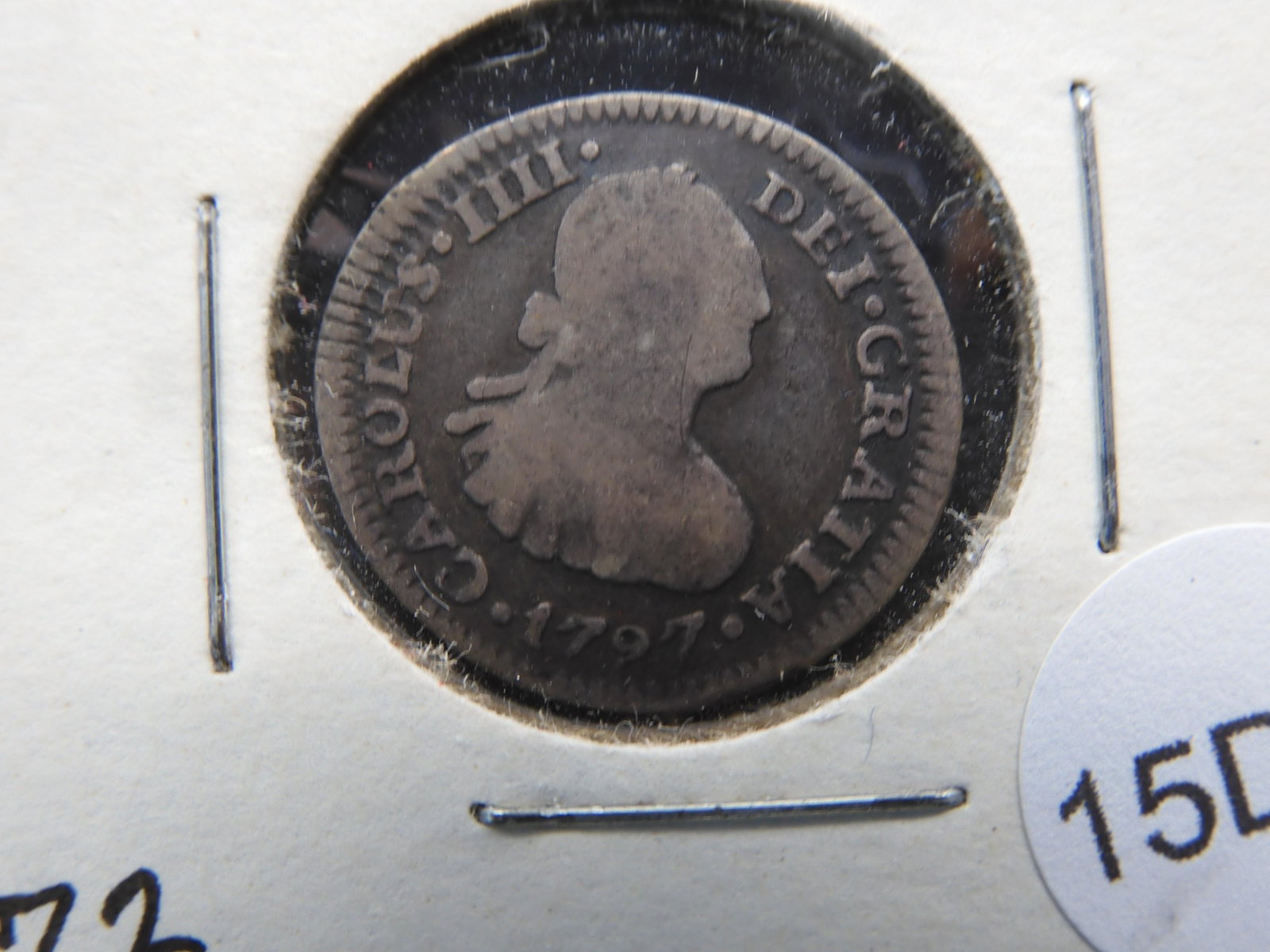 1797-Mo Mexico 1/2 Real. (1 of 3)