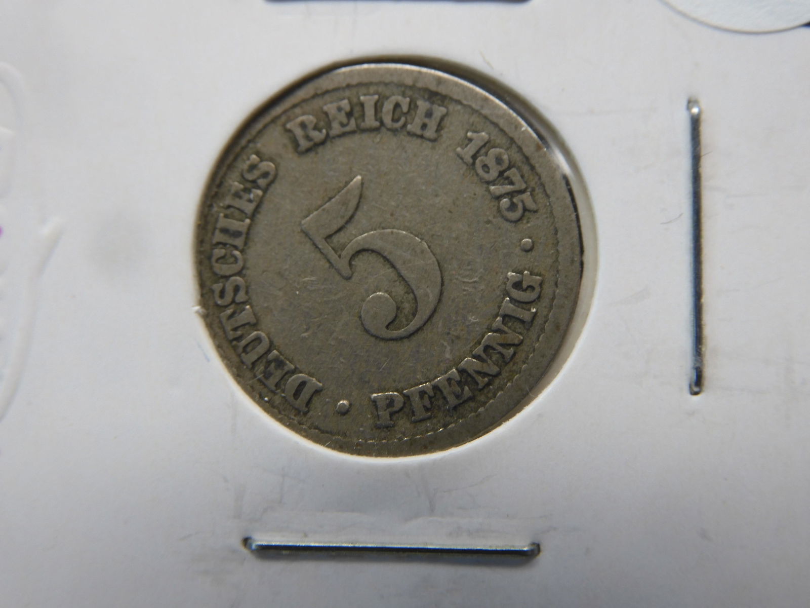 1875-B Germany 5 Pfennig. (1 of 3)