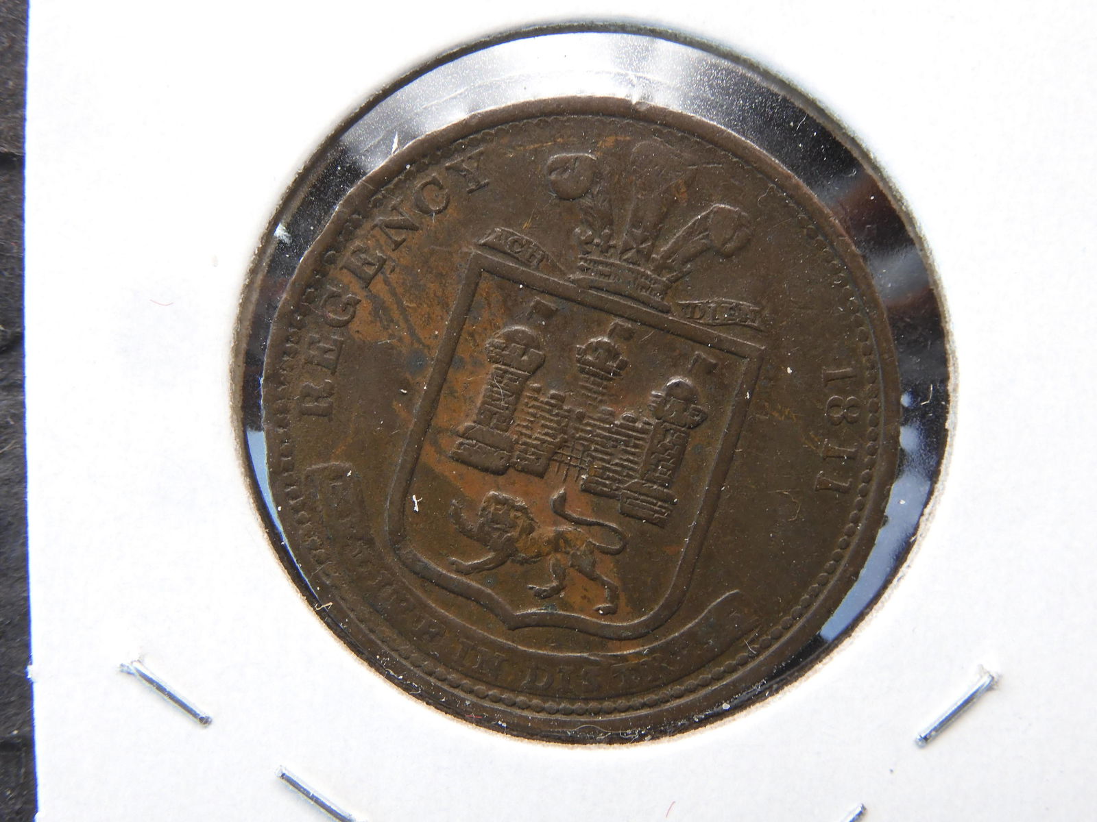 1811 Great Britain Token. Dunham & Yallop Goldsmith.  Norwich. (1 of 3)