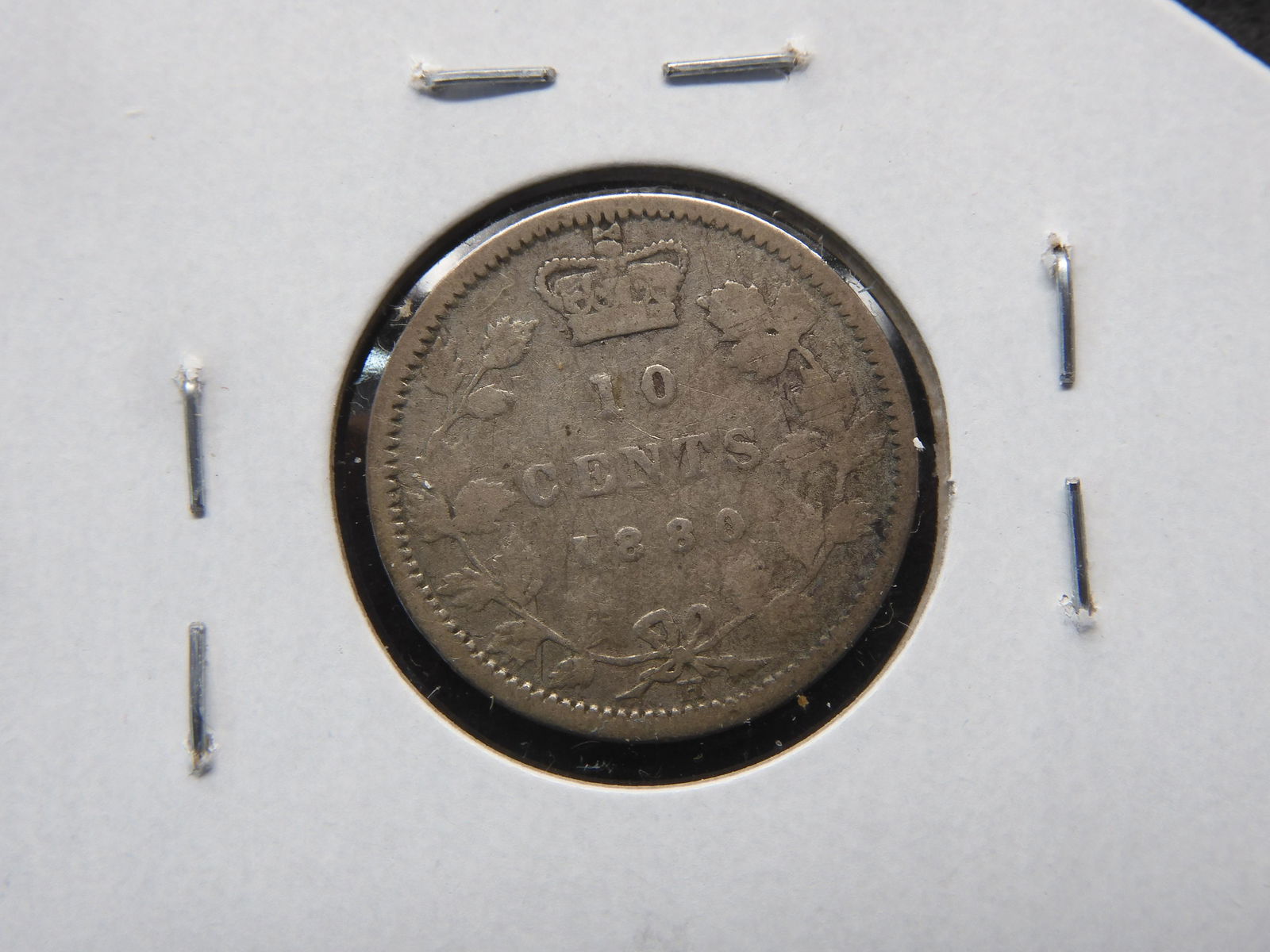 1880-H Canada Silver 10c. (1 of 3)