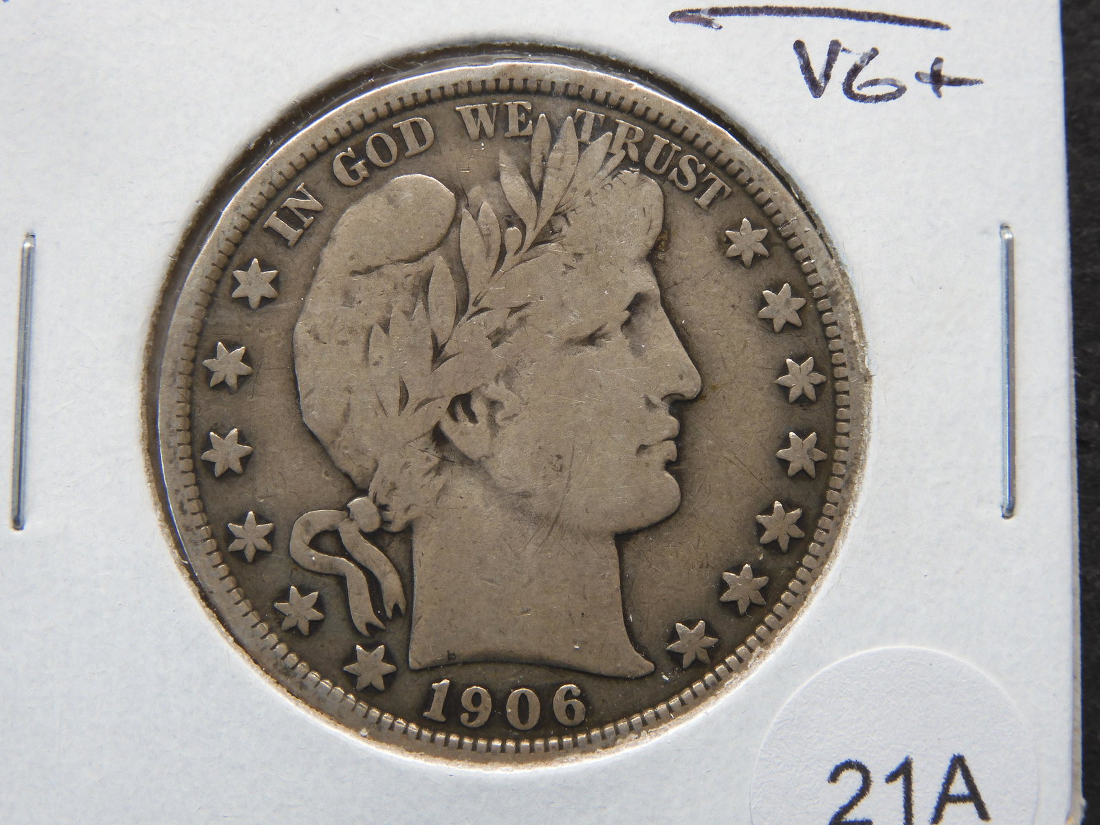 1906 Barber 50c.  VG+. (1 of 3)