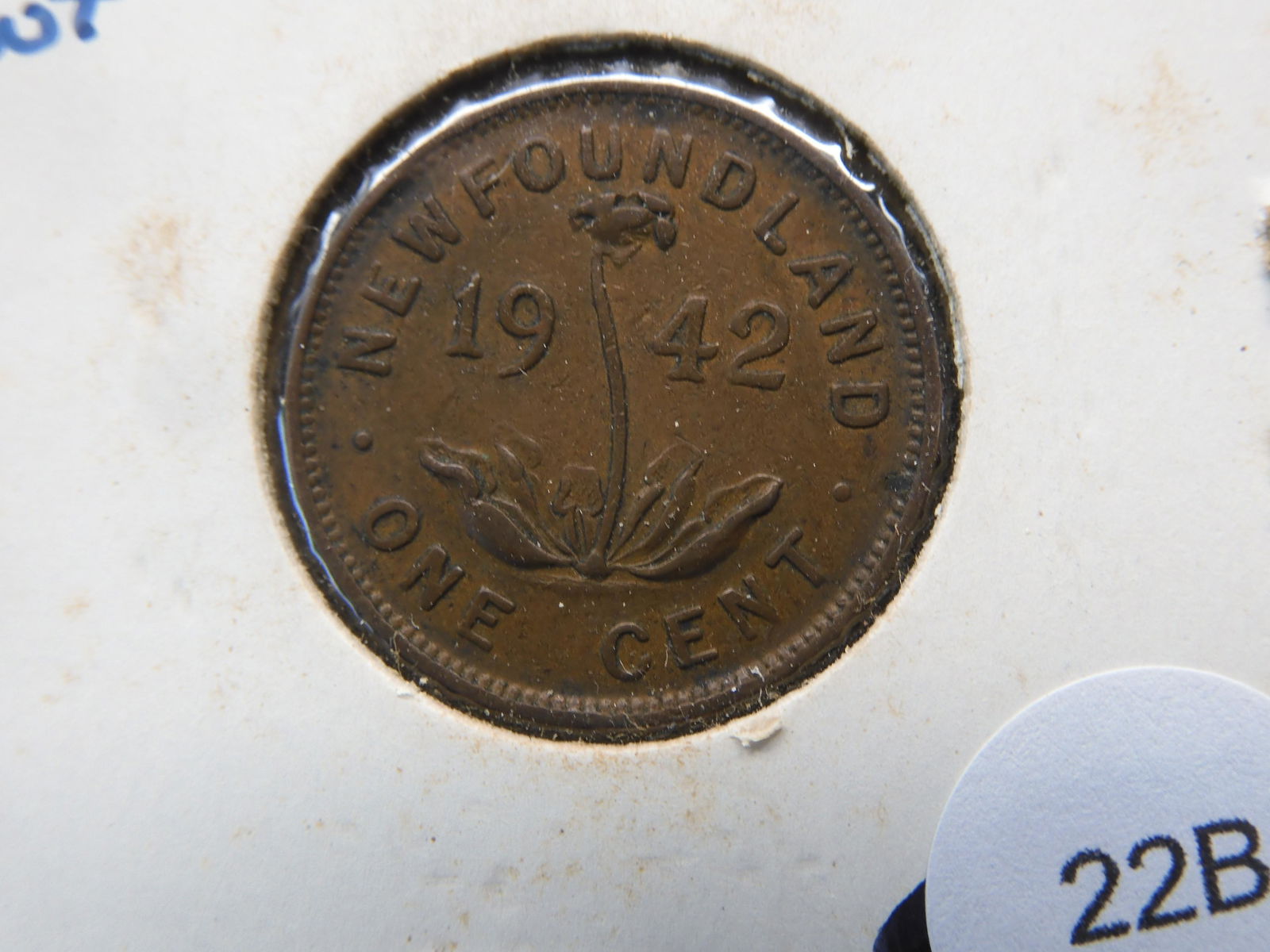 1942 Newfoundland 1 Cent. VF. (1 of 3)