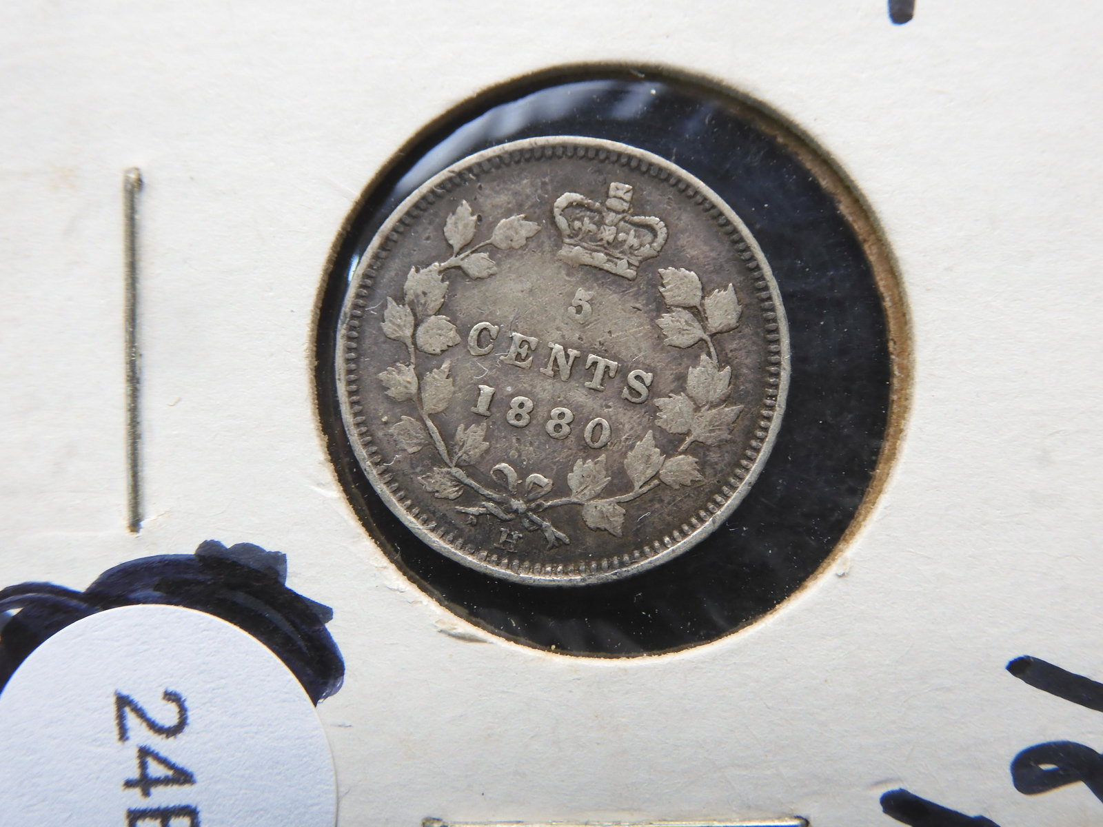 1880-H Canada Silver 5c. (1 of 3)