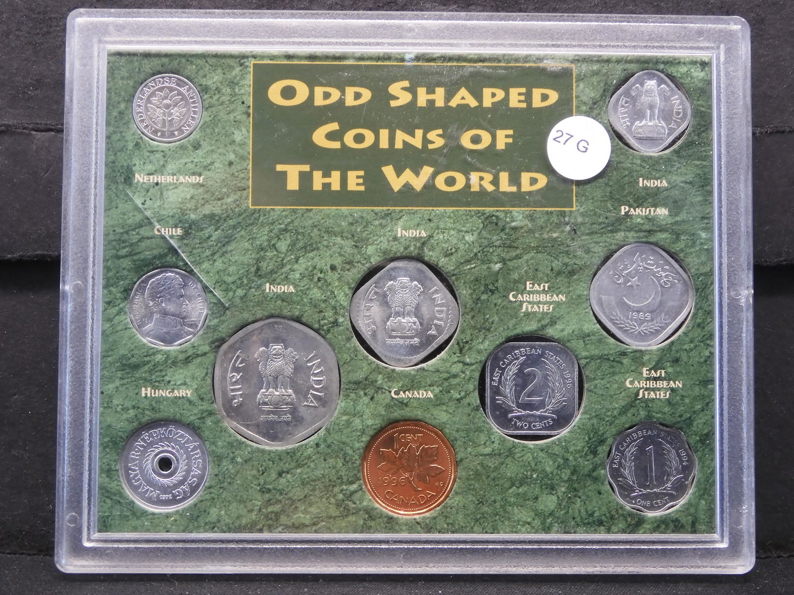 Odd Shaped Coins Of The World.  10 Coins. (1 of 2)