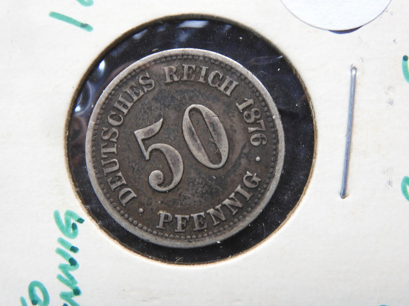 1876 Germany 50 Pfennig. (1 of 3)