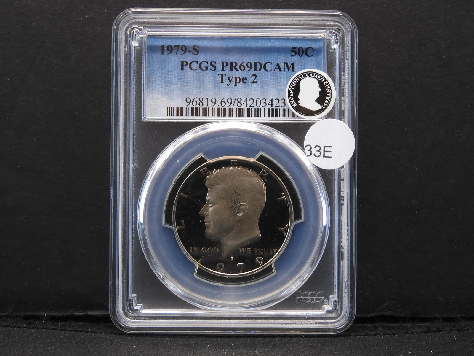 1979-S -Type 2- Kennedy 50c.  PCGS PR69 DCAM. (1 of 4)
