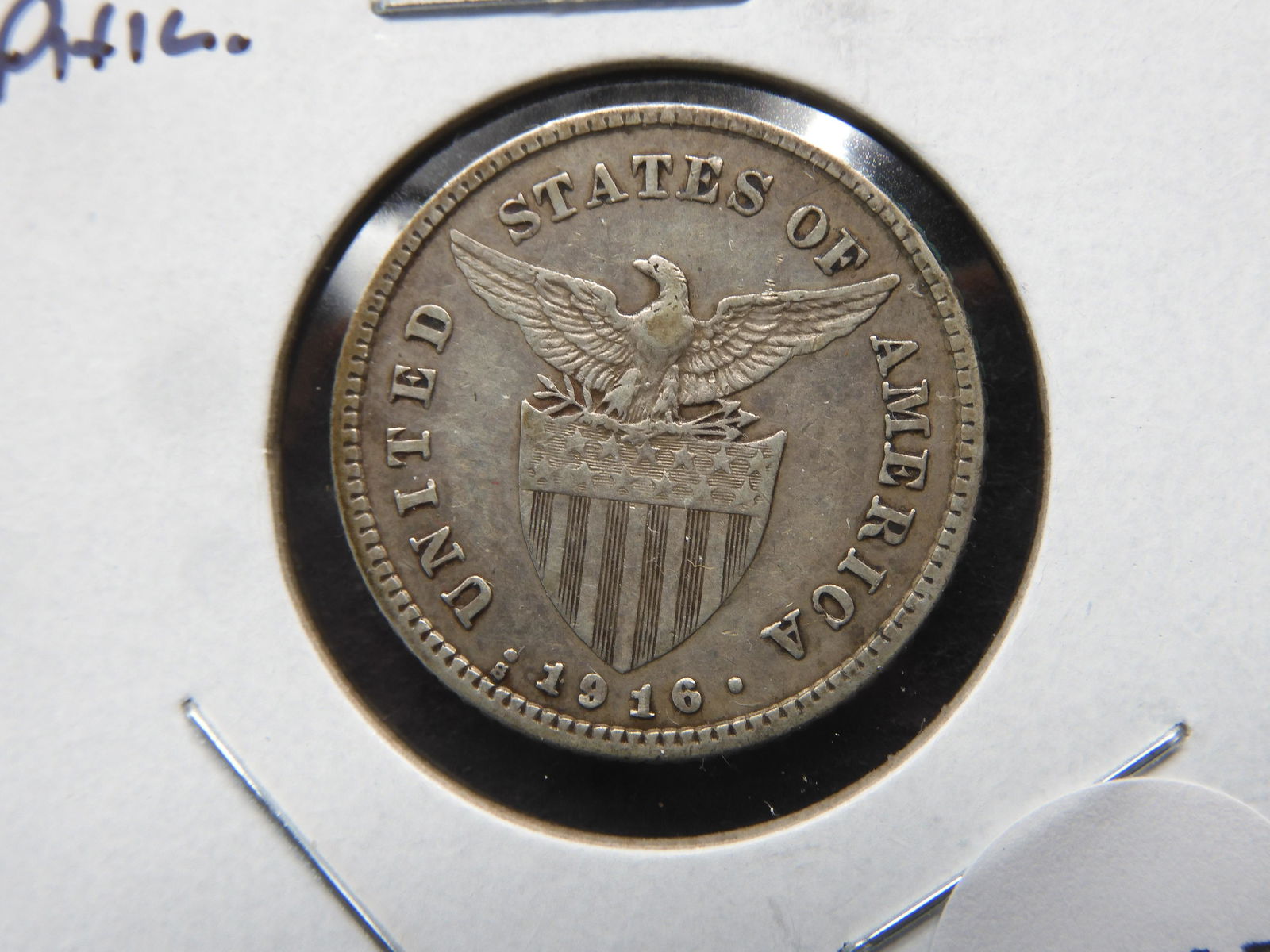 1916-S Philippines 20 Centavos. (1 of 3)