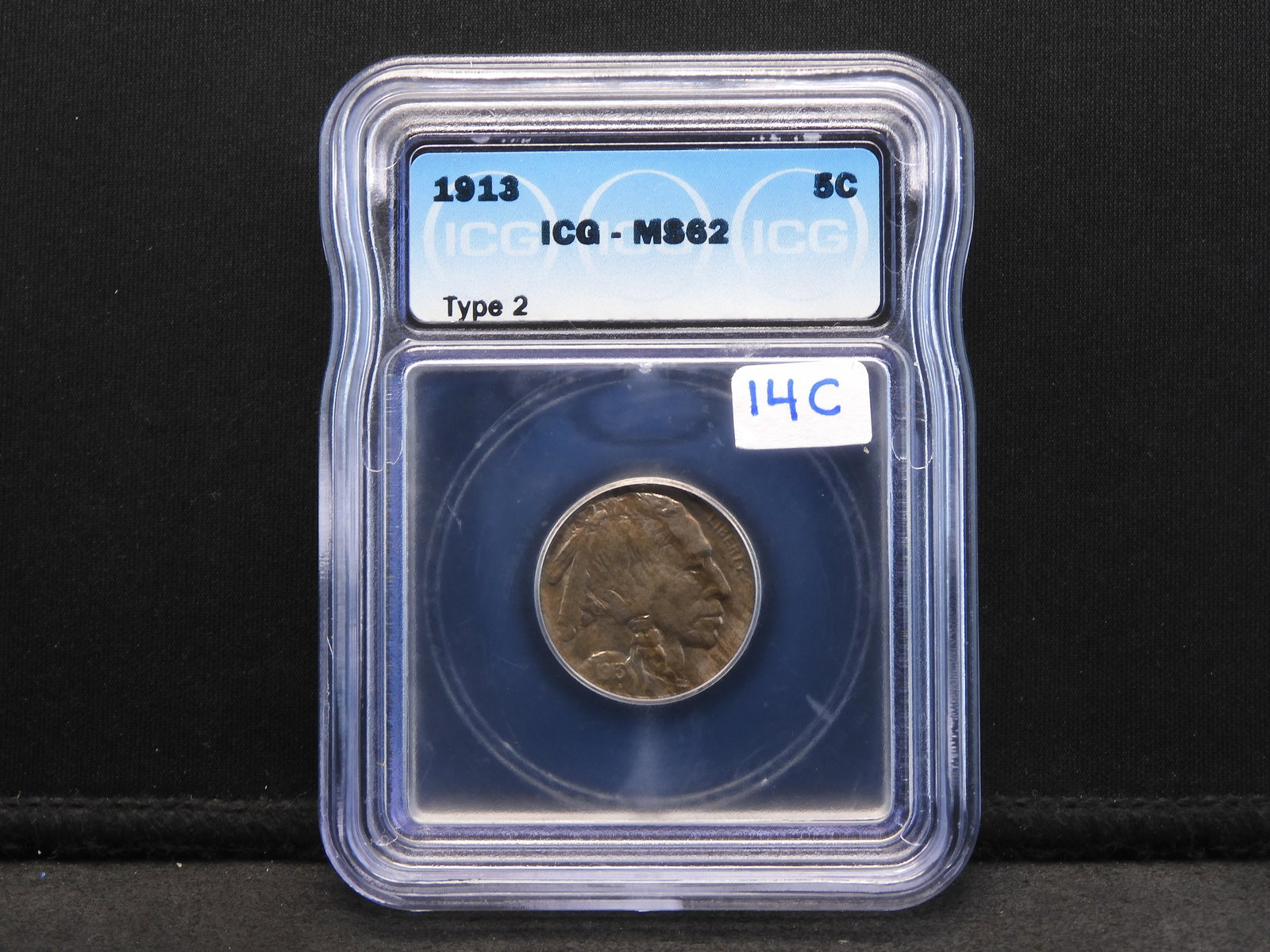 1913 Type 2 Buffalo Nickel ICG MS62 (1 of 4)