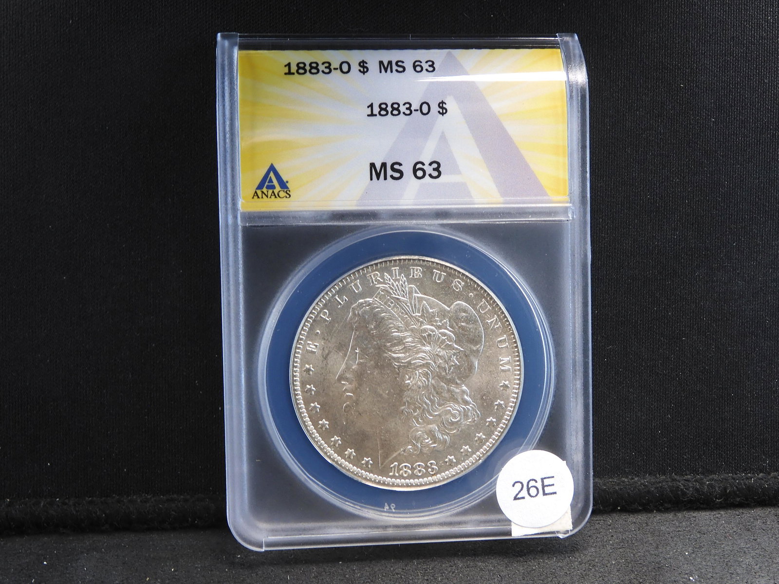 1883-O Morgan Dollar ANACS MS 63 (1 of 4)