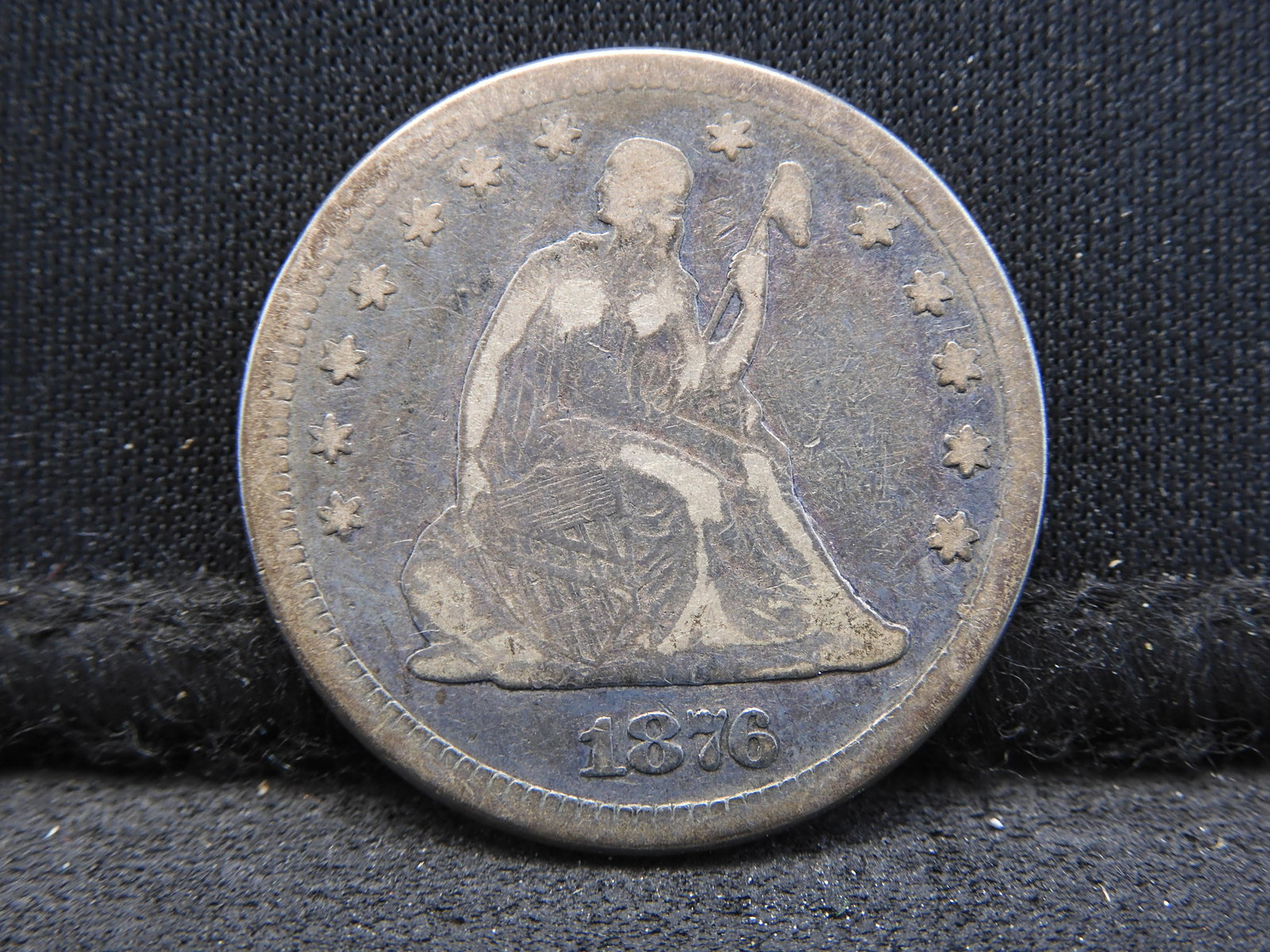 1876 Seated Quarter - Full Liberty (1 of 2)