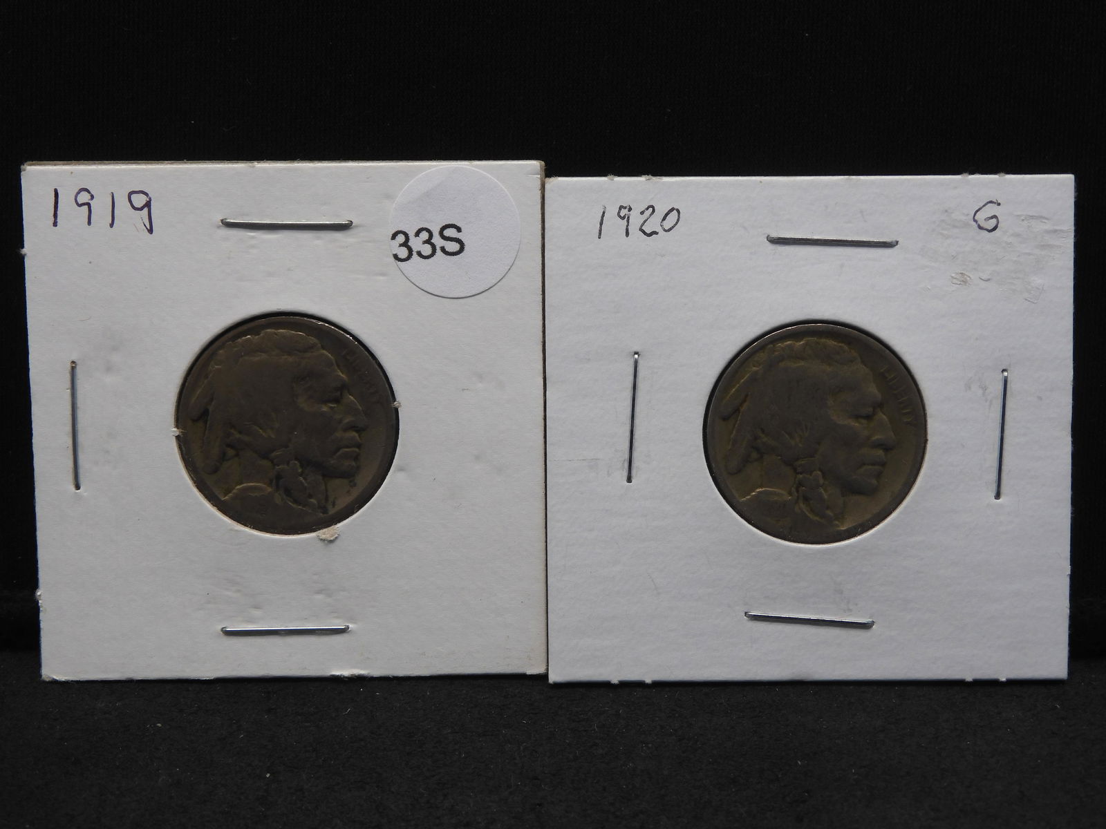 1919 & 1920 Buffalo Nickels (1 of 5)