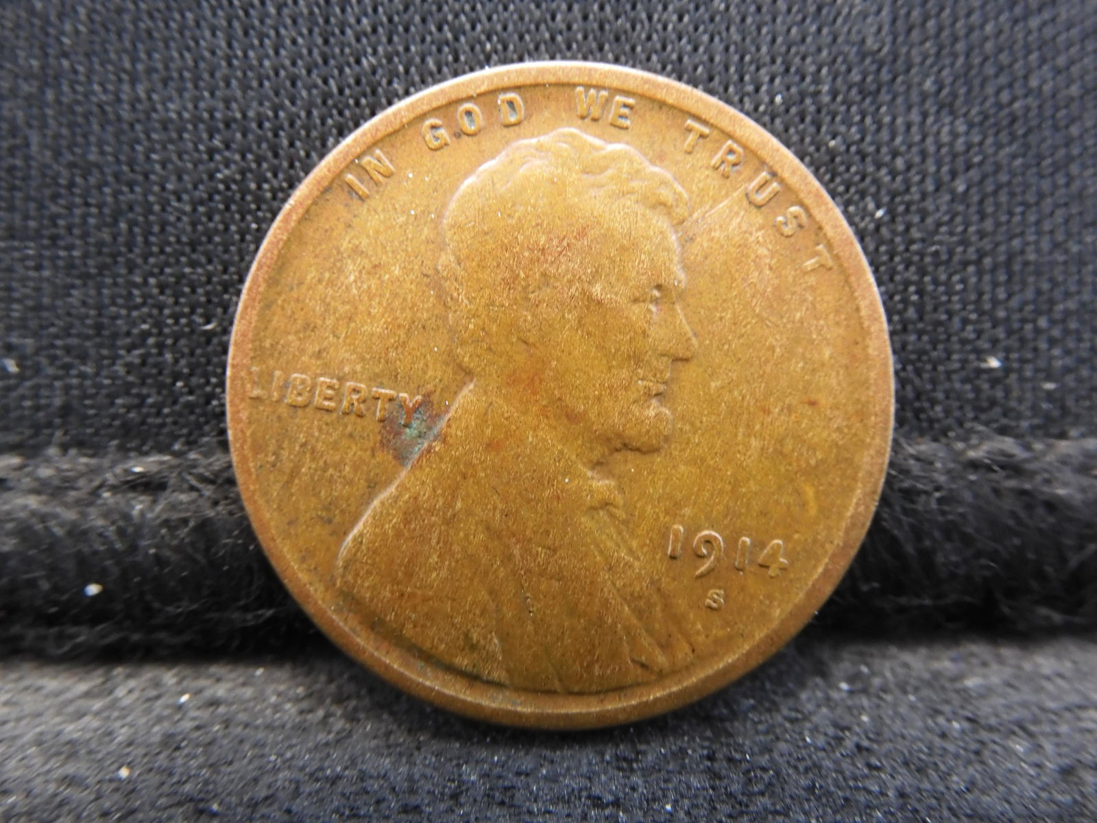 1914 S Lincoln Cent VG (1 of 2)