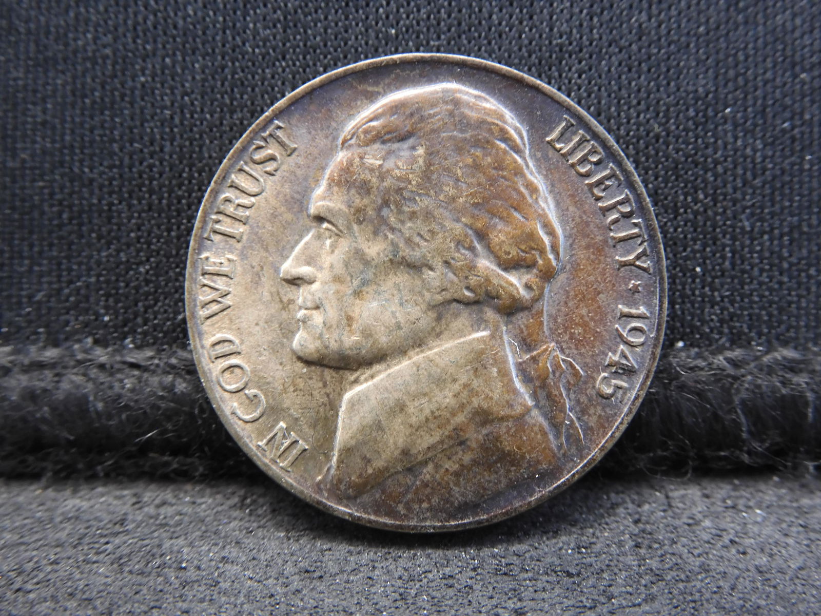 1945-P Jefferson Wartime Silver Nickel (1 of 2)