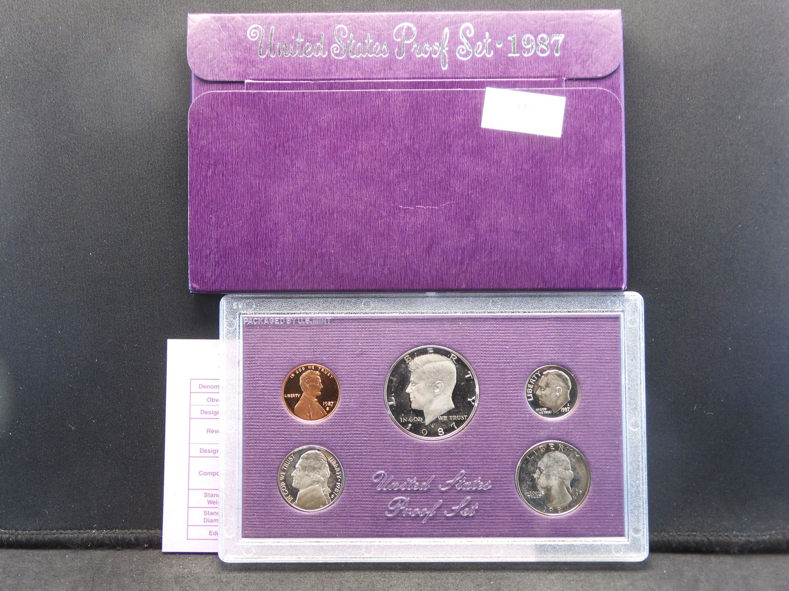 1987-S U.S. Proof Set OGP (1 of 4)