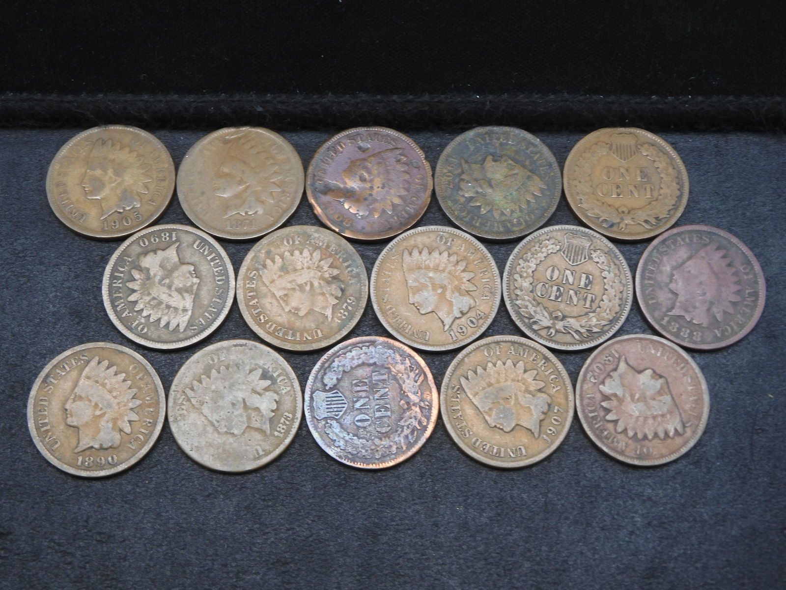 Grab Bag - 15 Pcs. Indian Head Cents (1 of 3)