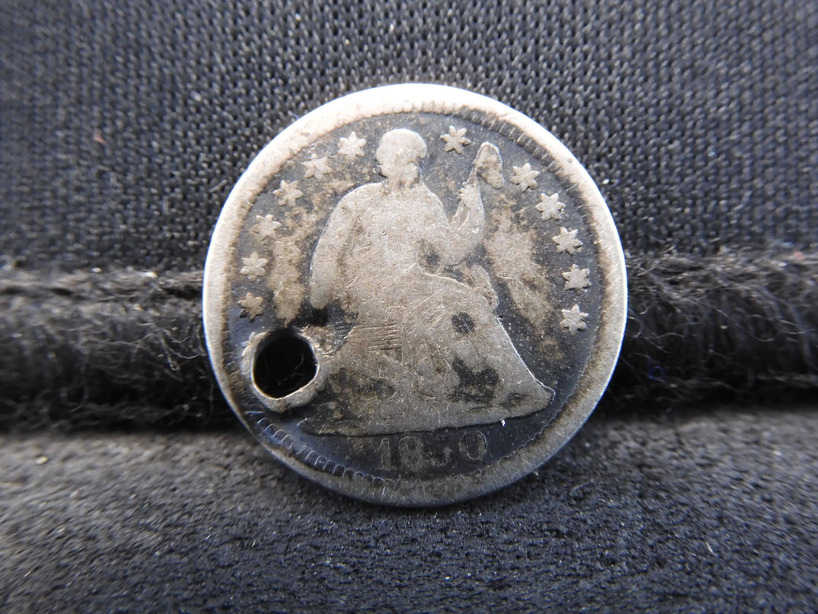 1850-O Seated Liberty Half Dime (1 of 2)