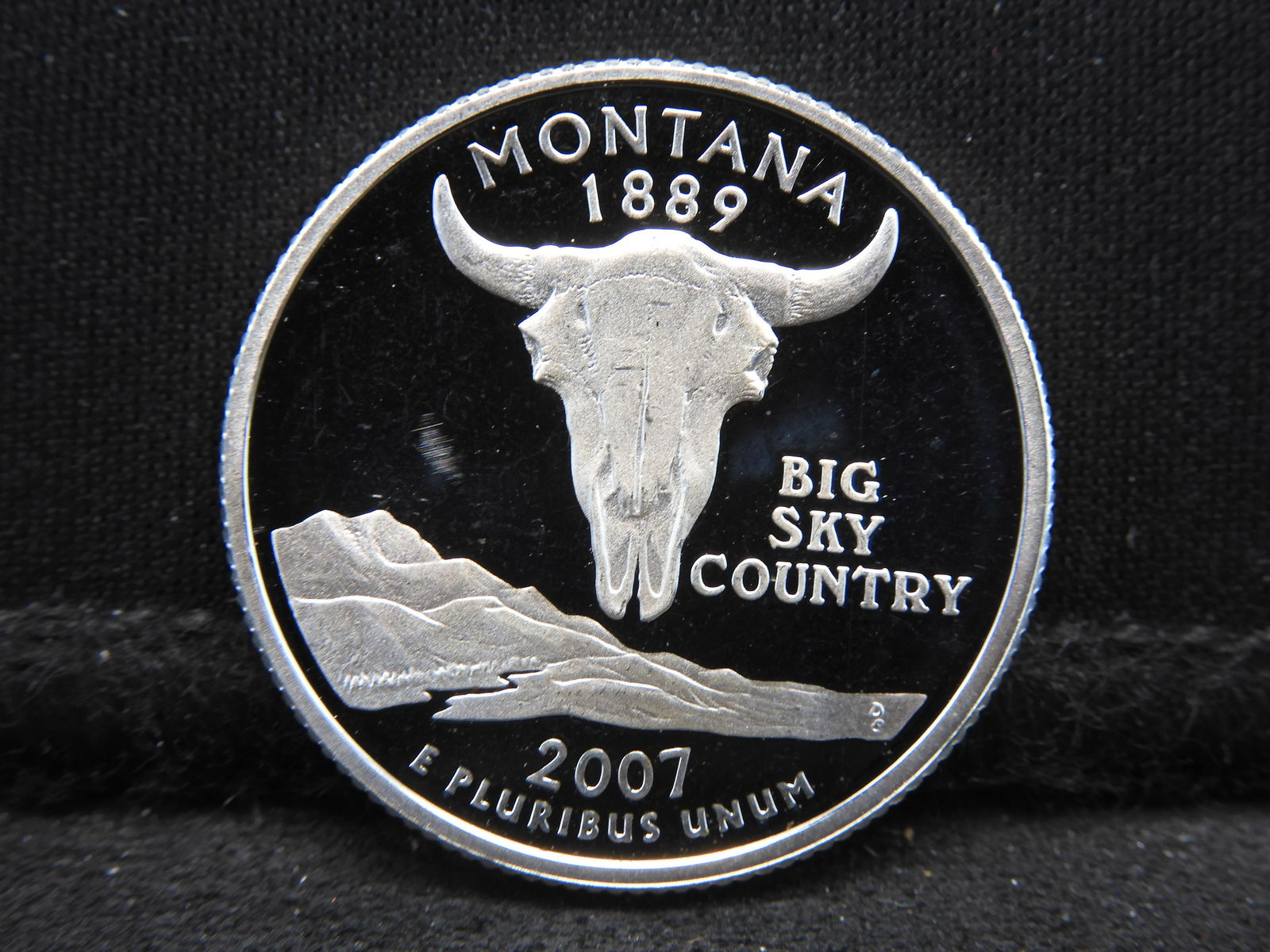 2007-S Statehood Montana Proof Silver Quarter (1 of 2)