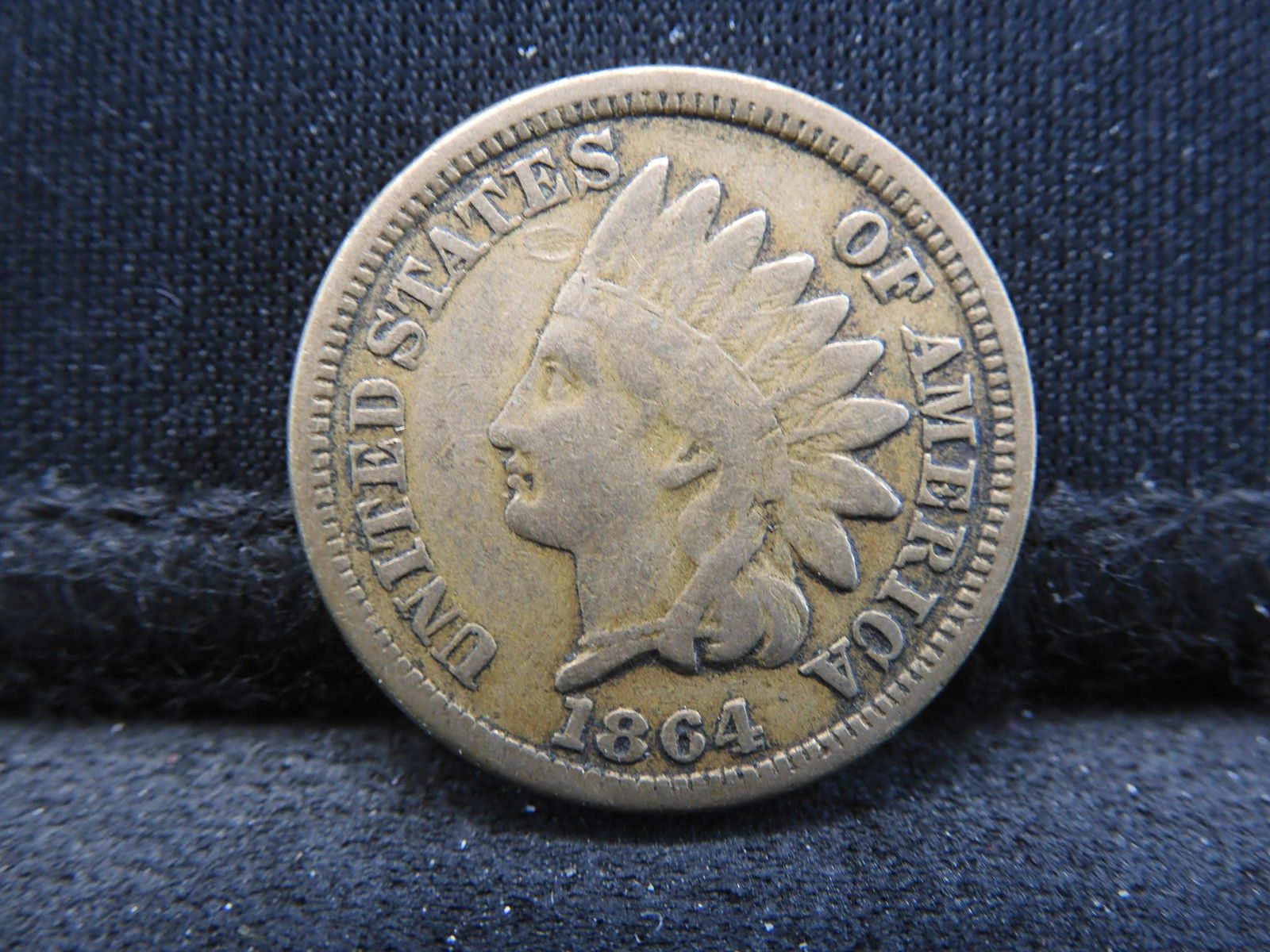 1864 C/N Indian Head Cent - Better Date! (1 of 2)