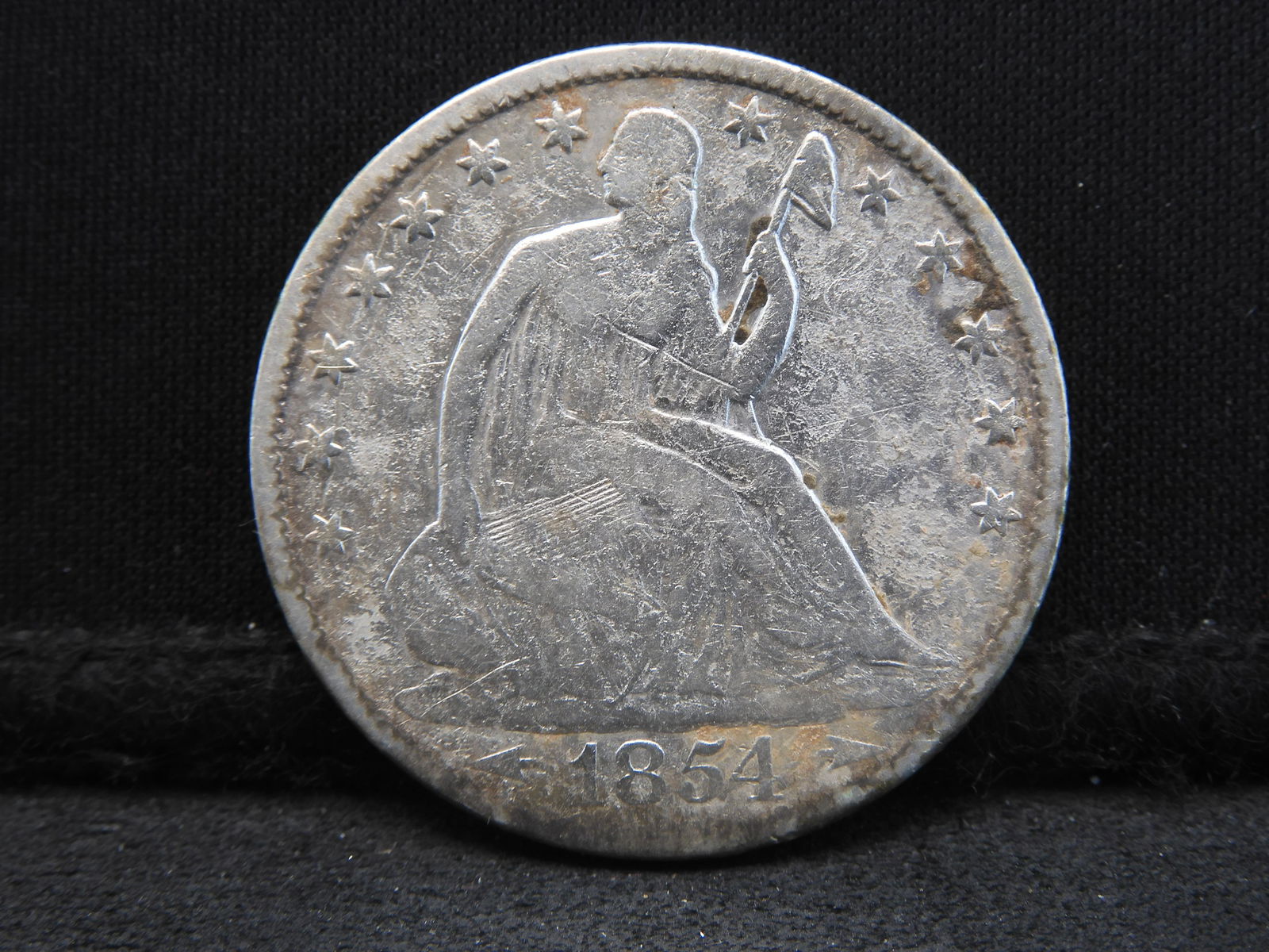 1854-O w/Arrows Seated Liberty Half Dollar - Better Date (1 of 2)