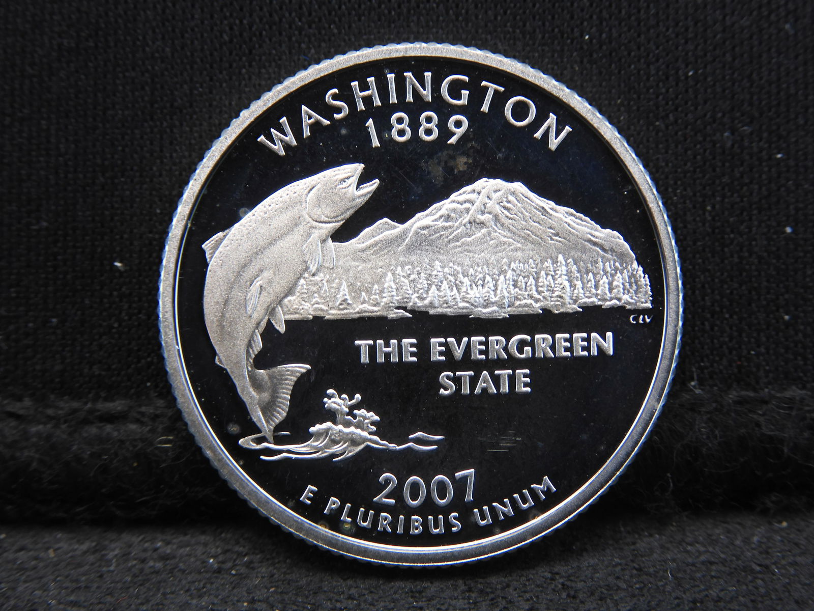 2007-S Statehood Washington Proof Silver Quarter (1 of 2)
