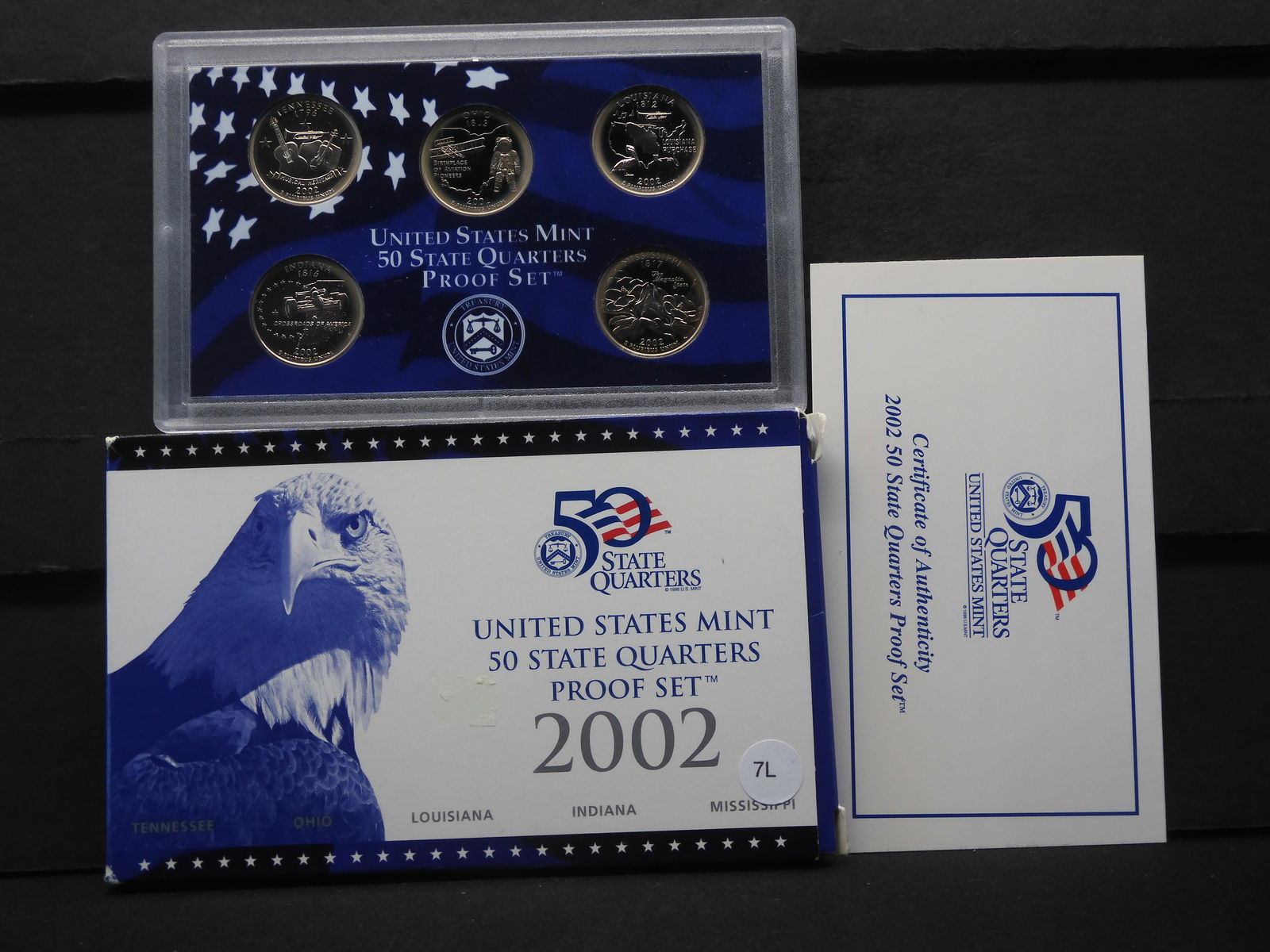 2002-S United States Mint 50 State Quarters Proof Set (1 of 4)