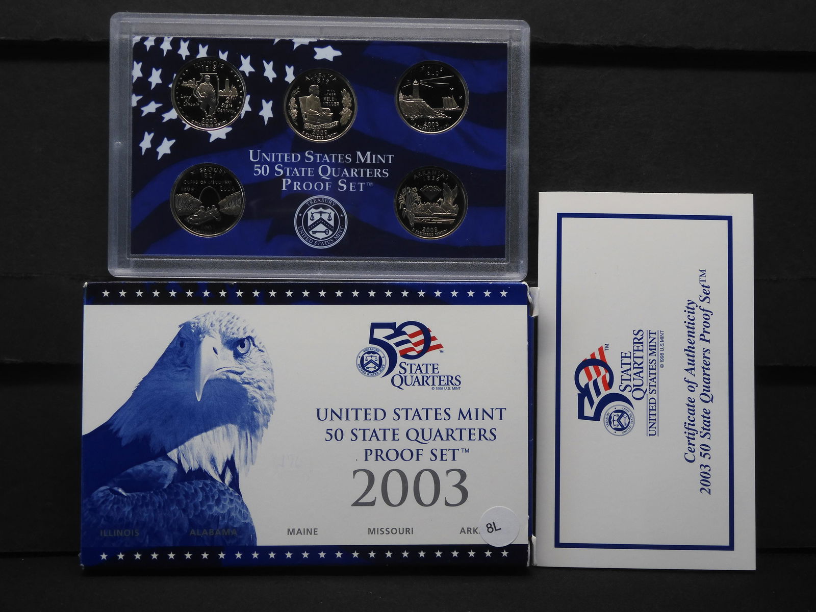 2003-S United States Mint 50 State Quarters Proof Set (1 of 4)
