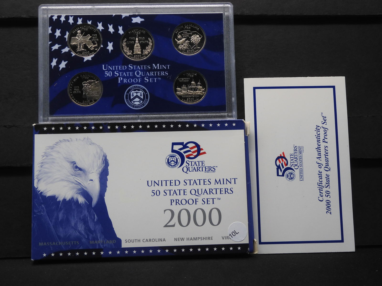 2000-S United States Mint 50 State Quarters Proof Set (1 of 4)