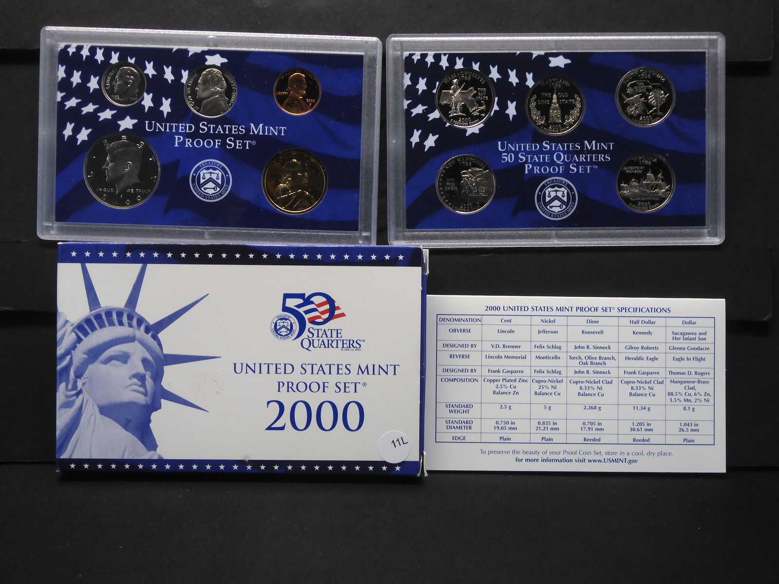 2000-S United States Mint Proof Set (1 of 7)
