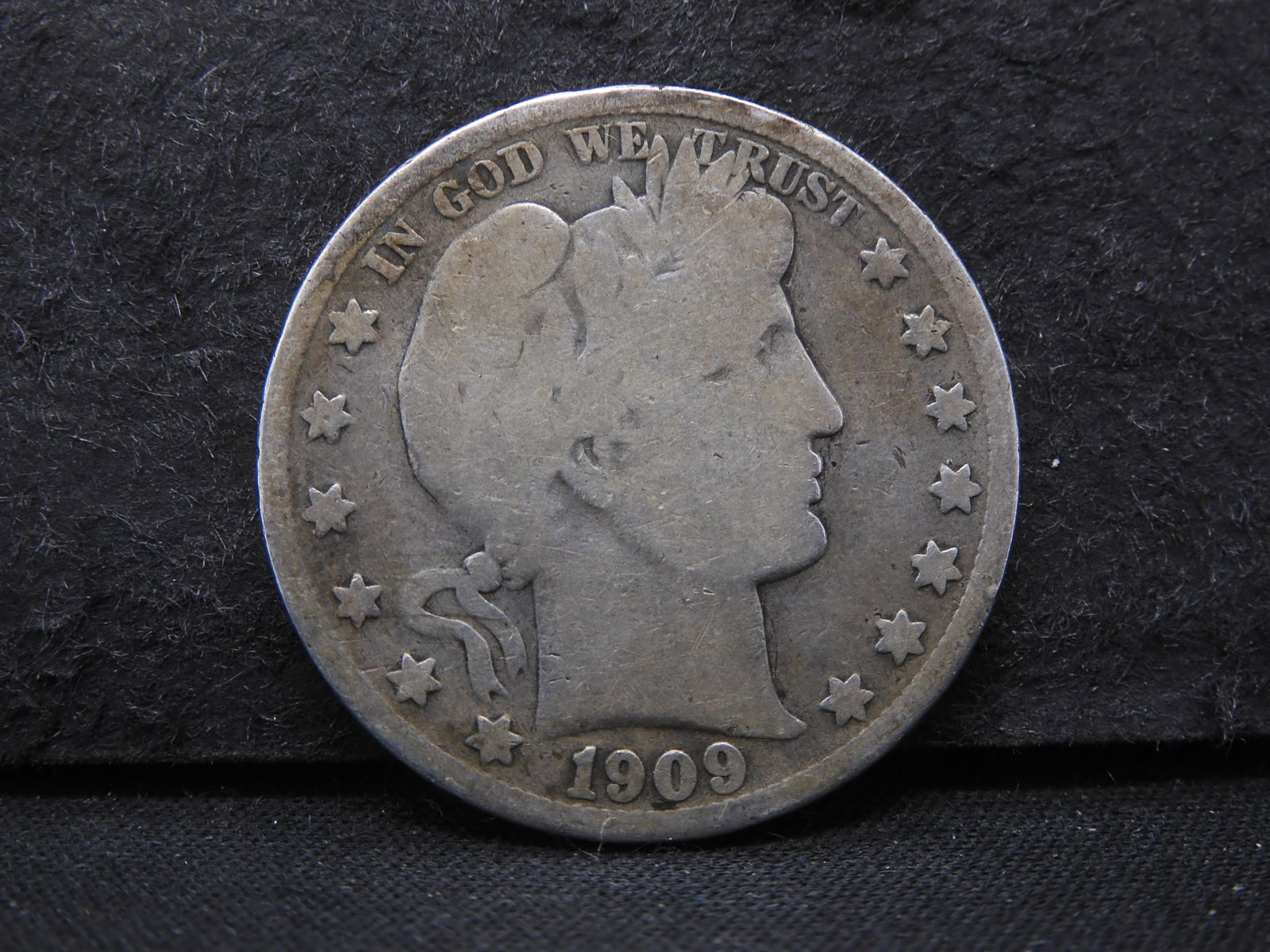 1909-S Barber Half Dollar: 1909-S Barber Half Dollar