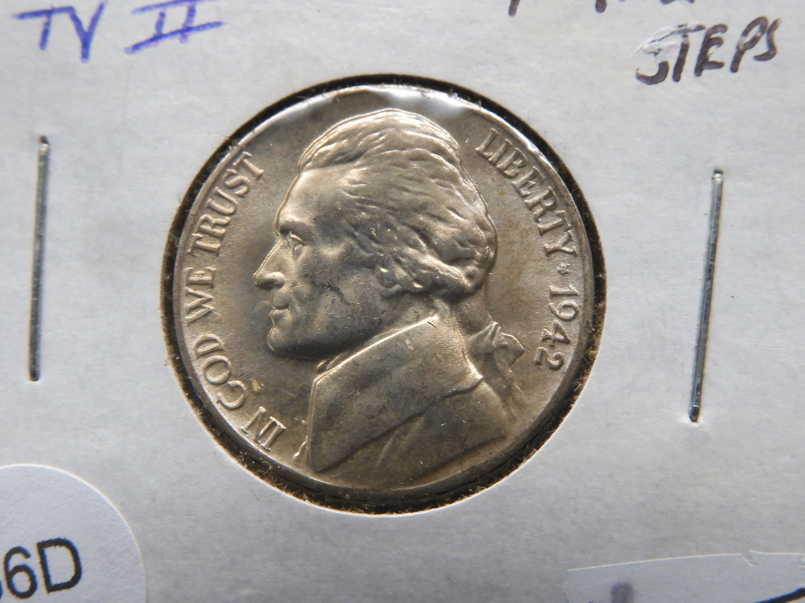 1942-P Type II Jefferson Silver War Nickel (1 of 3)