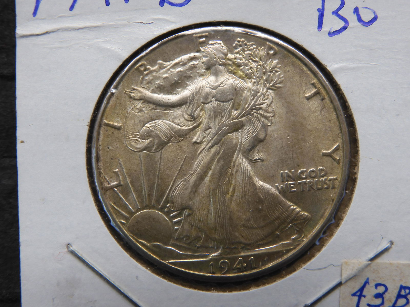 1941-D Walking Liberty Half Dollar, Choice BU (1 of 3)
