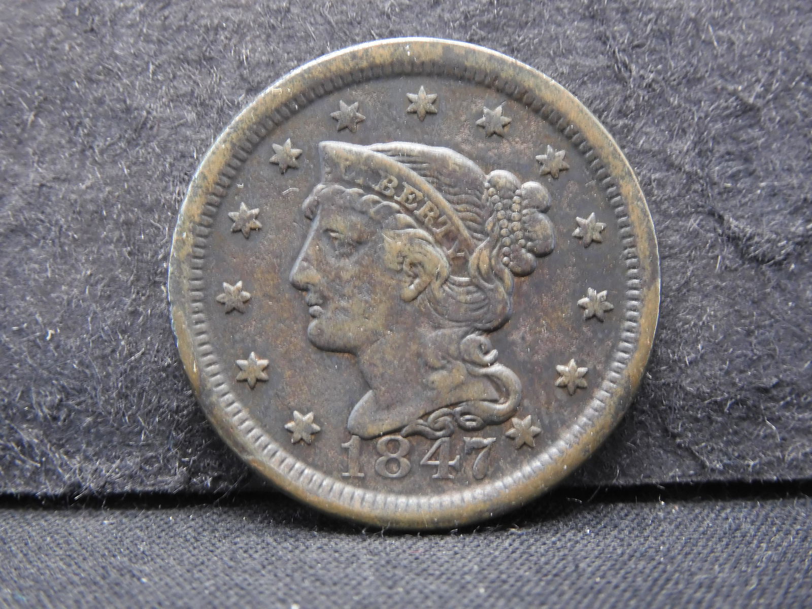 1847 Large Cent (1 of 2)